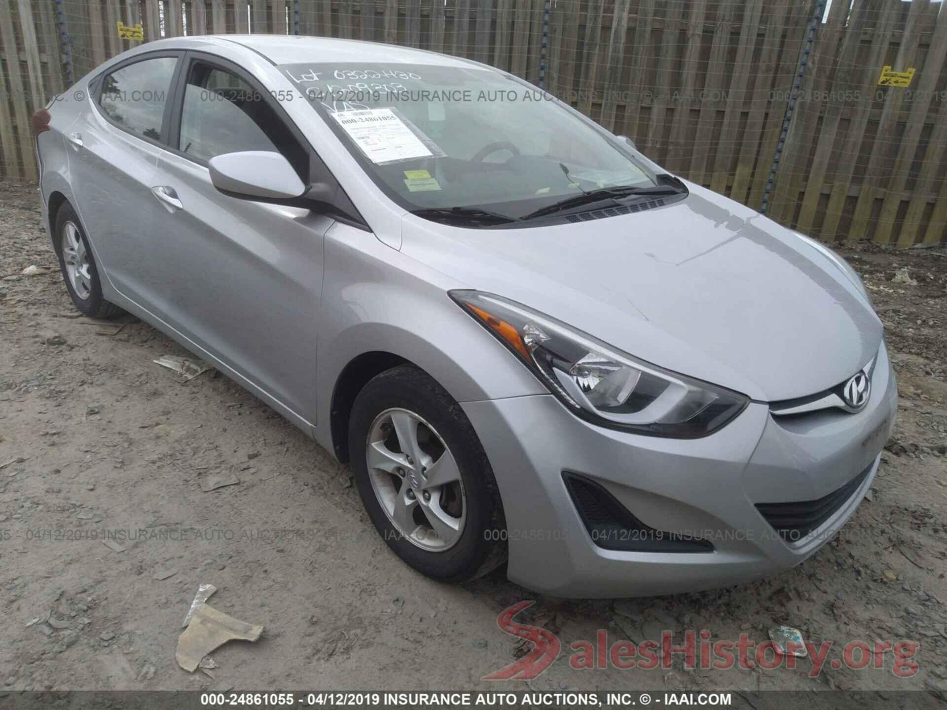 5NPDH4AEXEH498181 2014 HYUNDAI ELANTRA