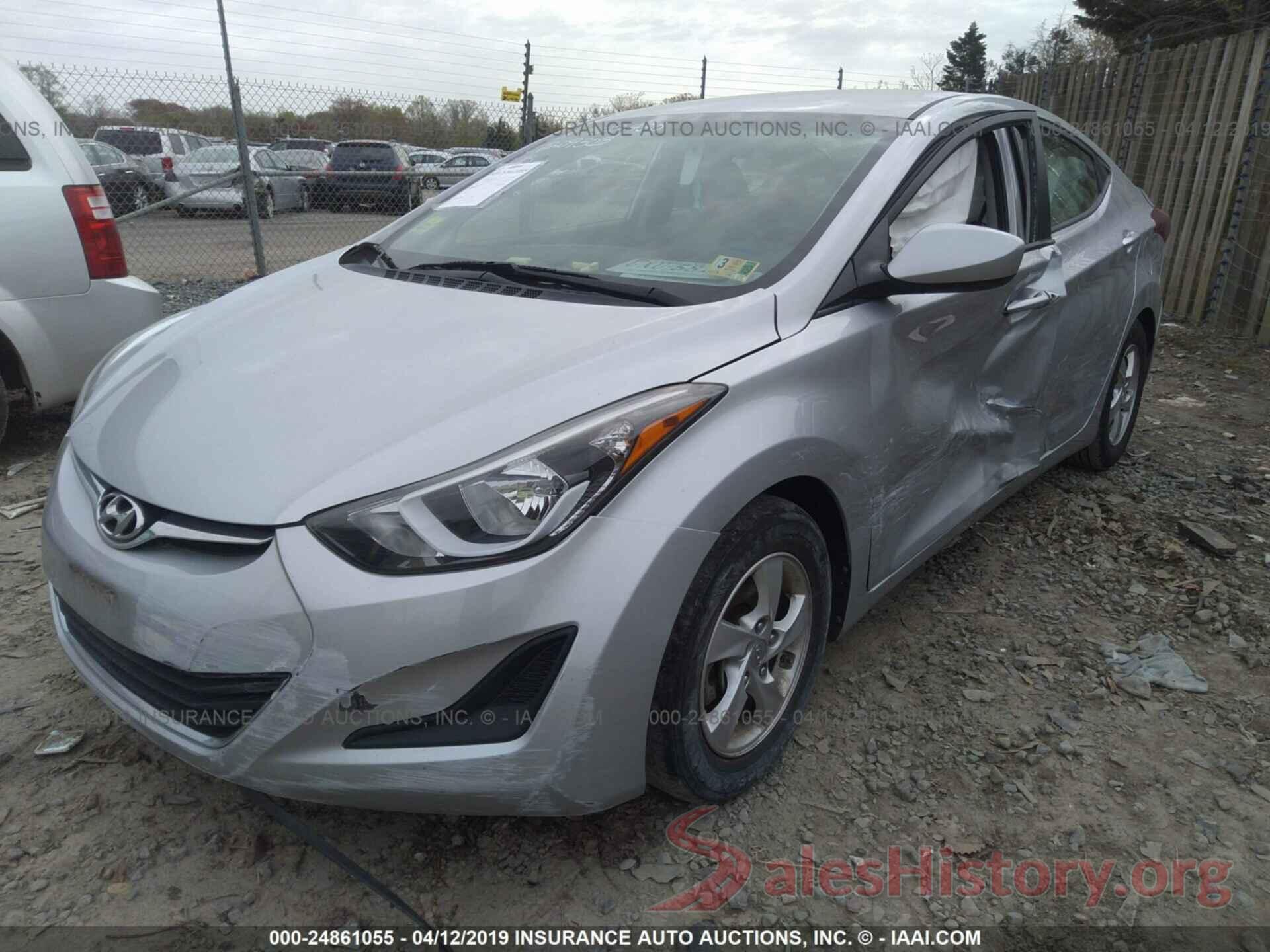 5NPDH4AEXEH498181 2014 HYUNDAI ELANTRA