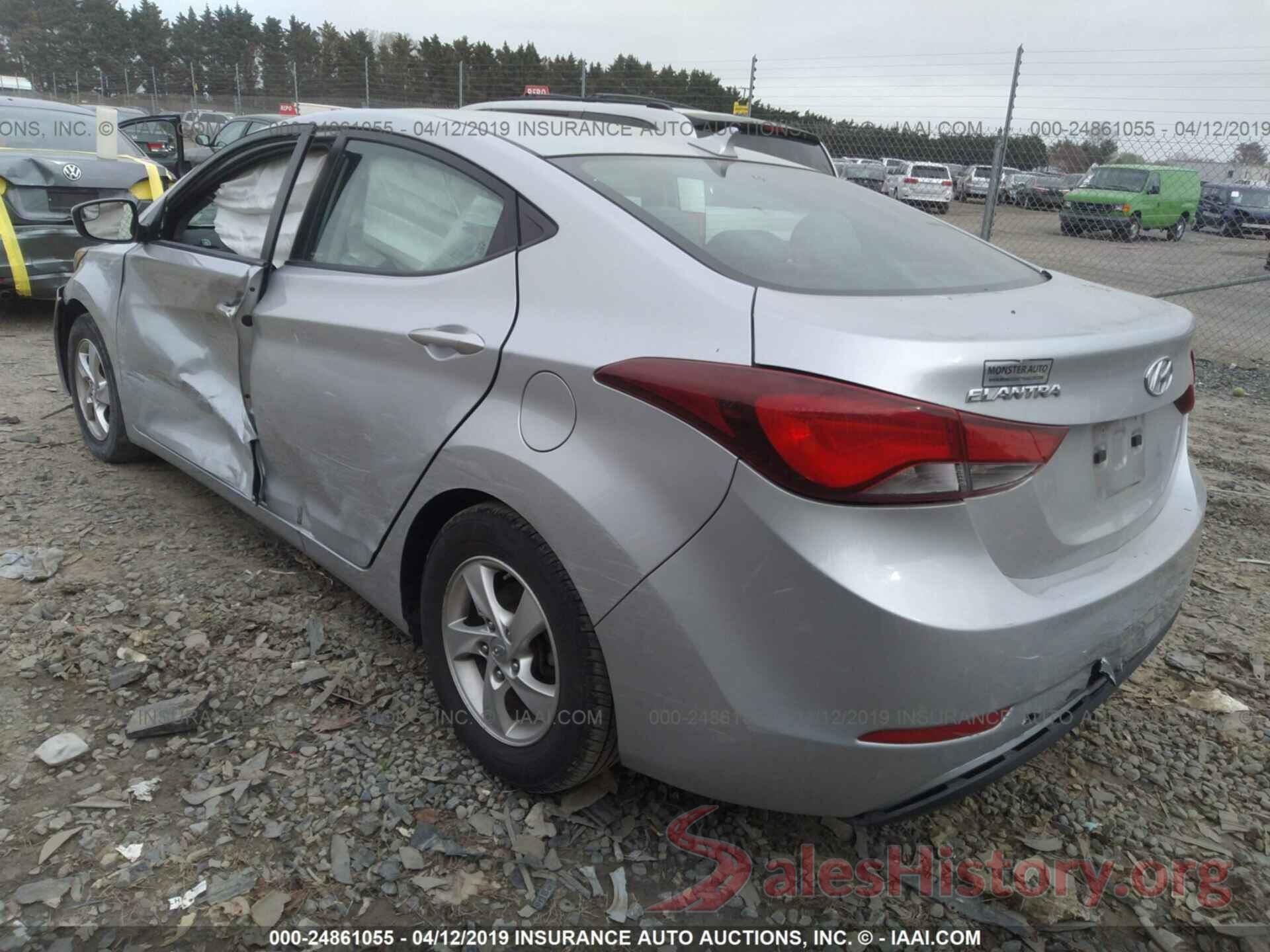 5NPDH4AEXEH498181 2014 HYUNDAI ELANTRA