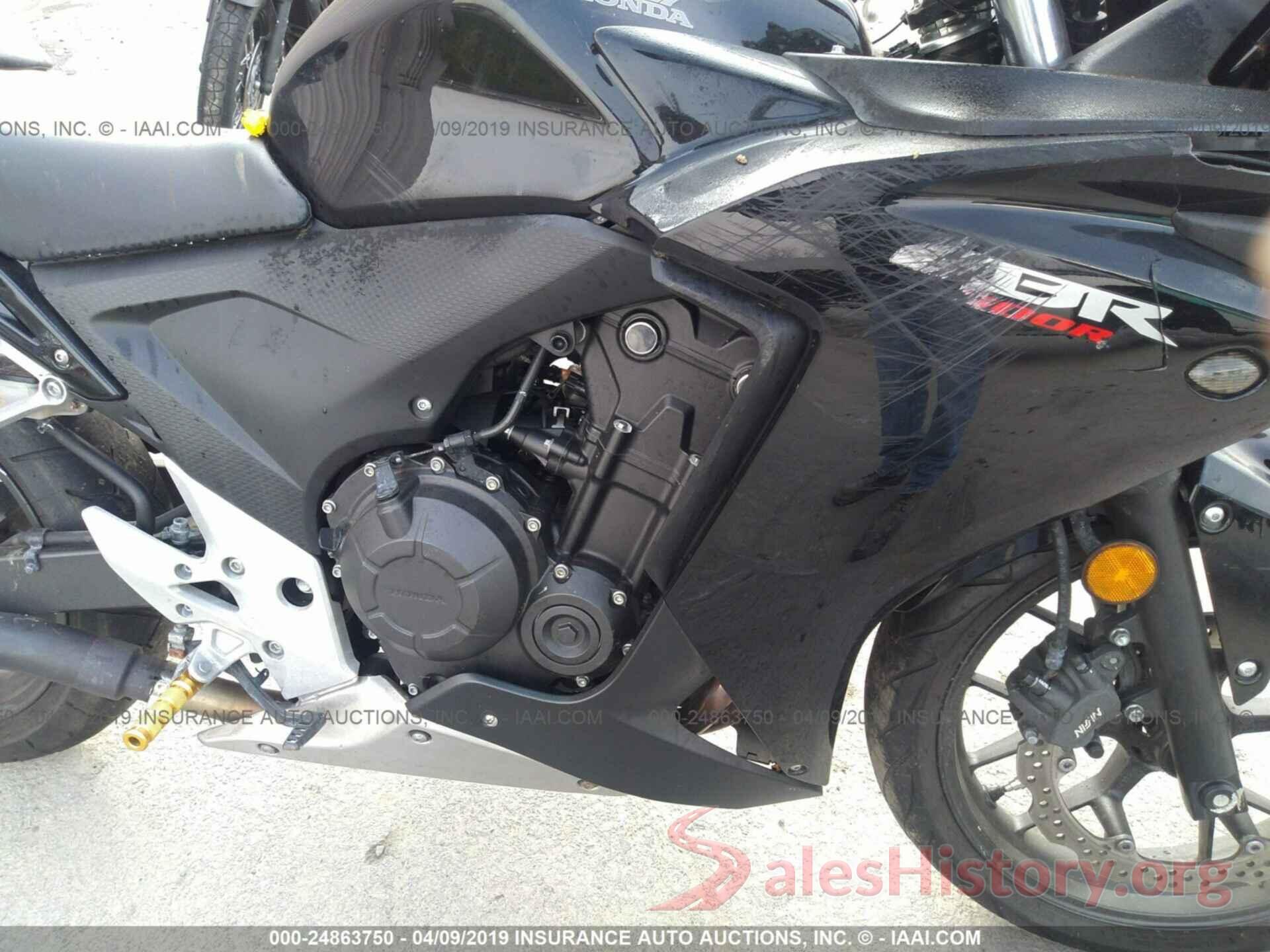 MLHPC4417D5001295 2013 HONDA CBR500