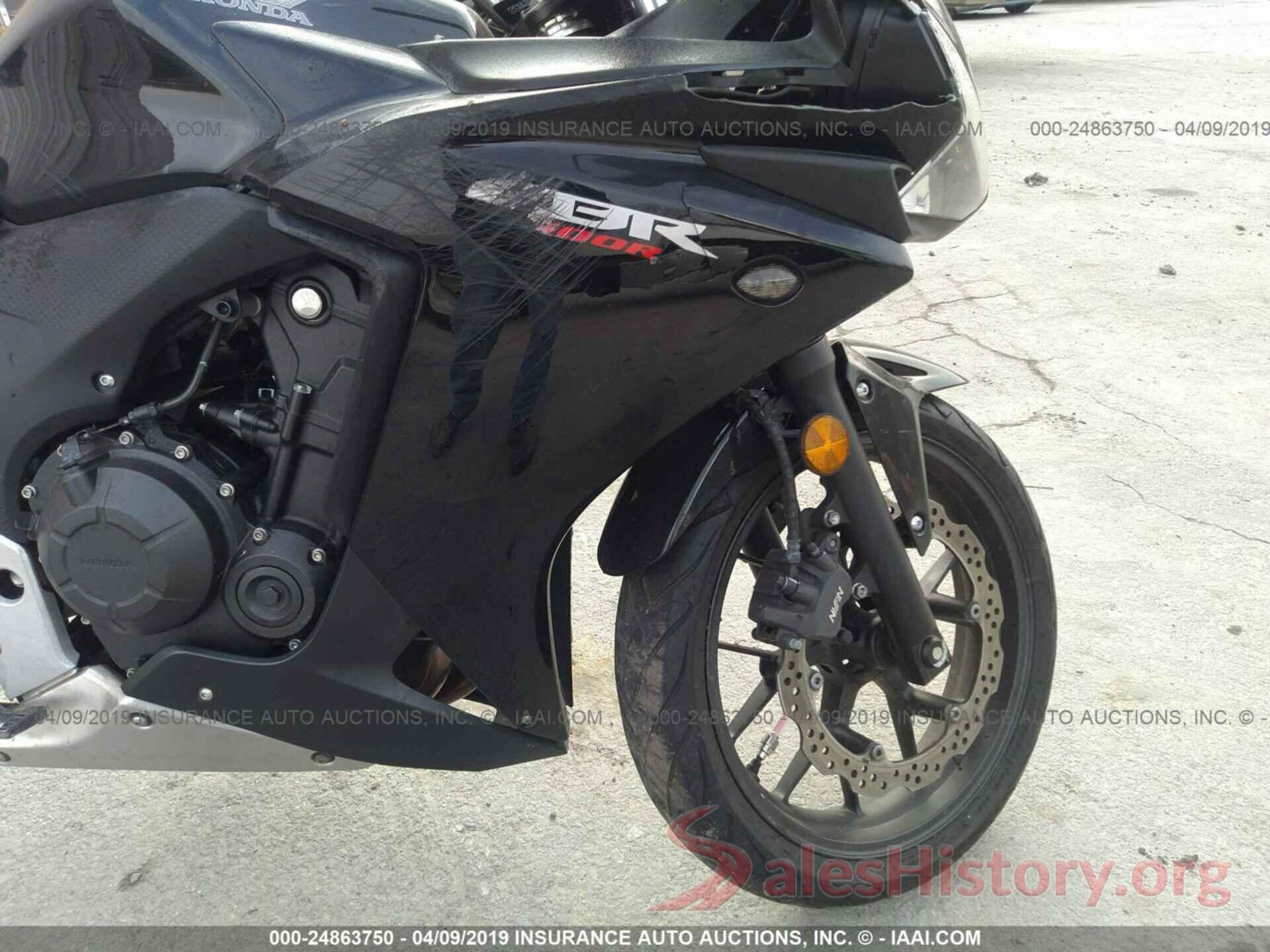 MLHPC4417D5001295 2013 HONDA CBR500