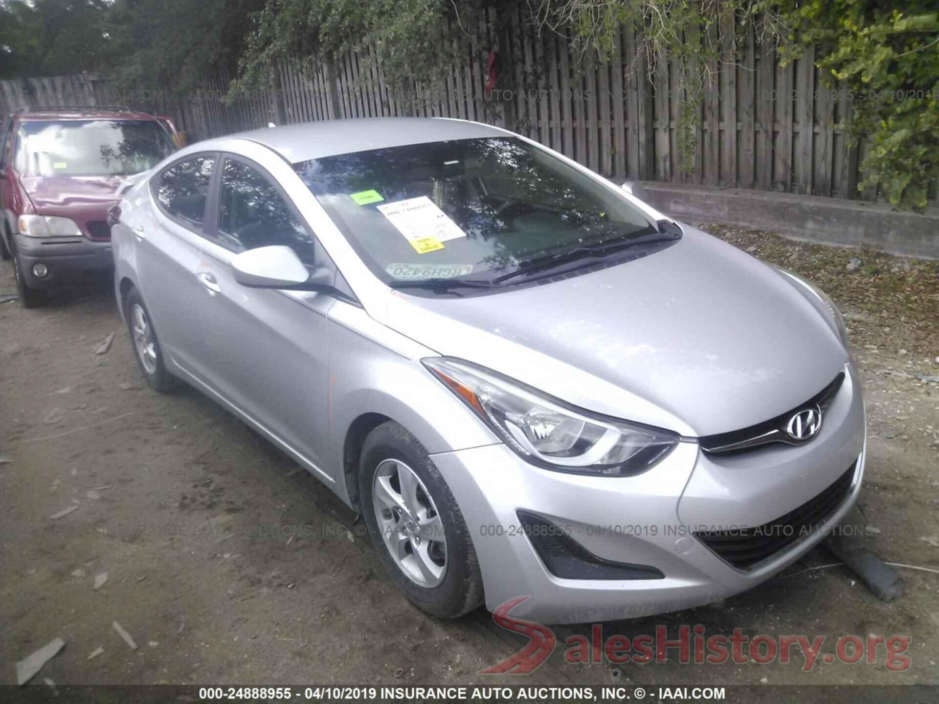 KMHDH4AE9EU214119 2014 HYUNDAI ELANTRA