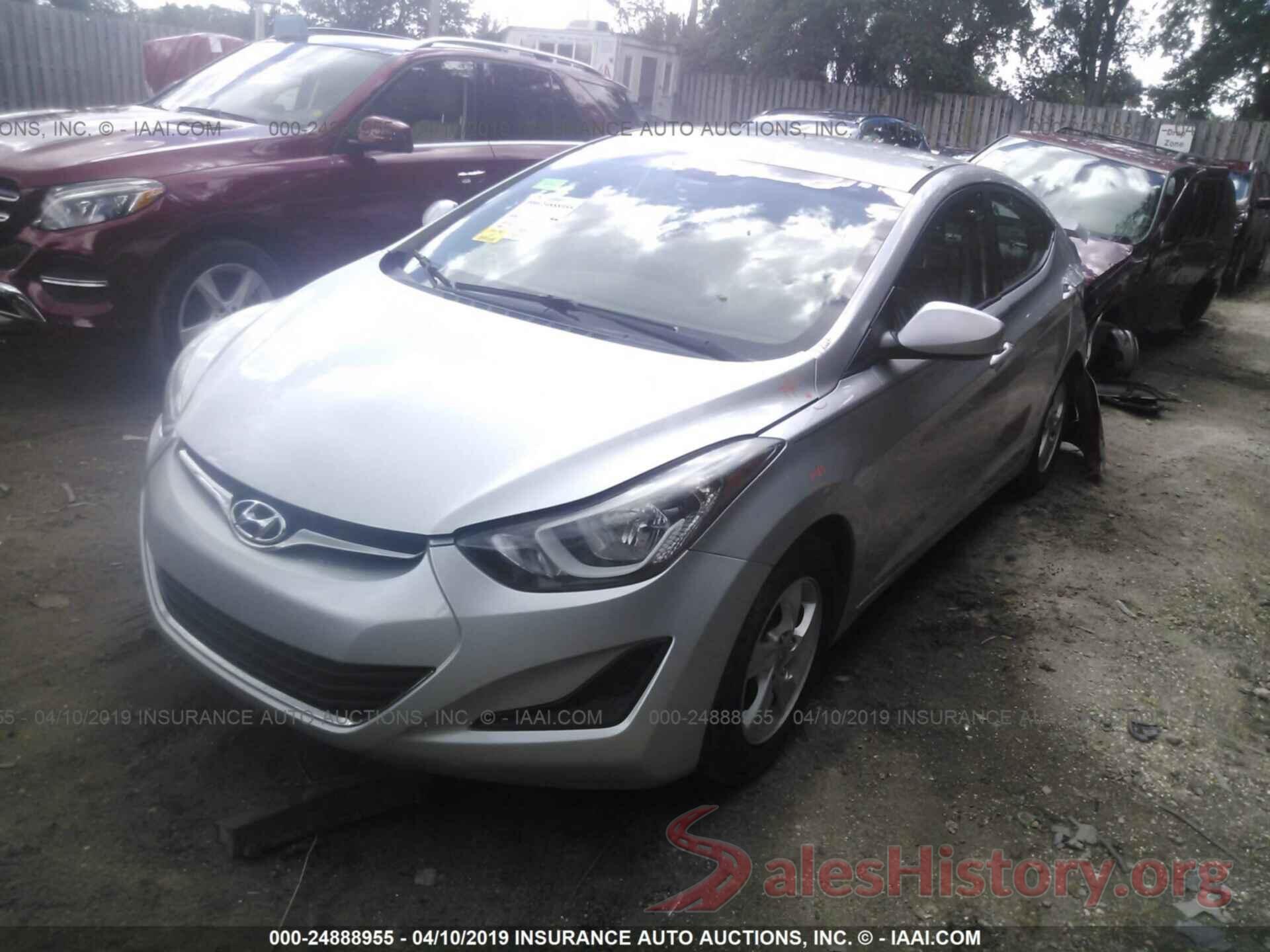 KMHDH4AE9EU214119 2014 HYUNDAI ELANTRA