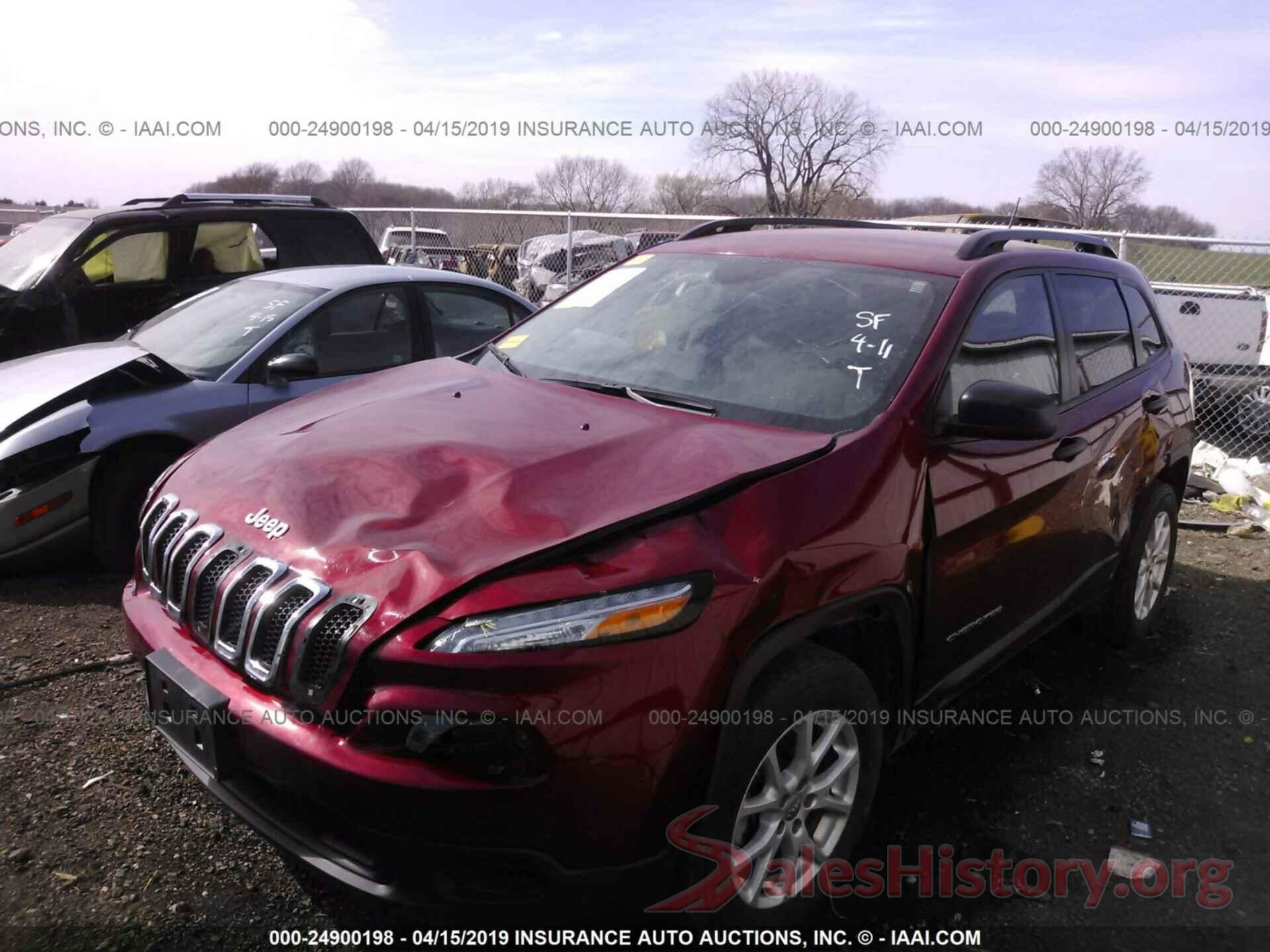 1C4PJMAB7GW175842 2016 JEEP CHEROKEE