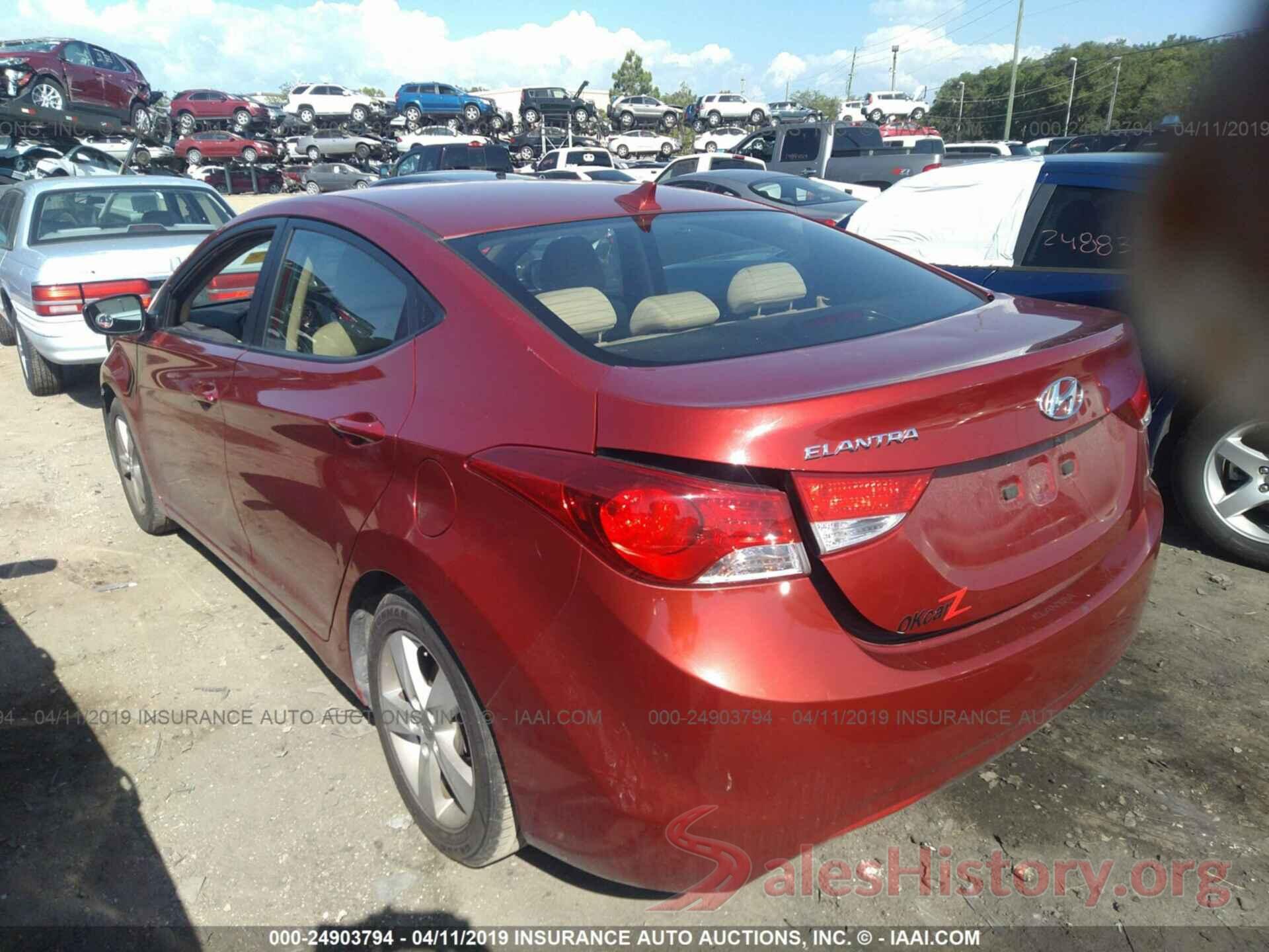 KMHDH4AE1BU142053 2011 HYUNDAI ELANTRA