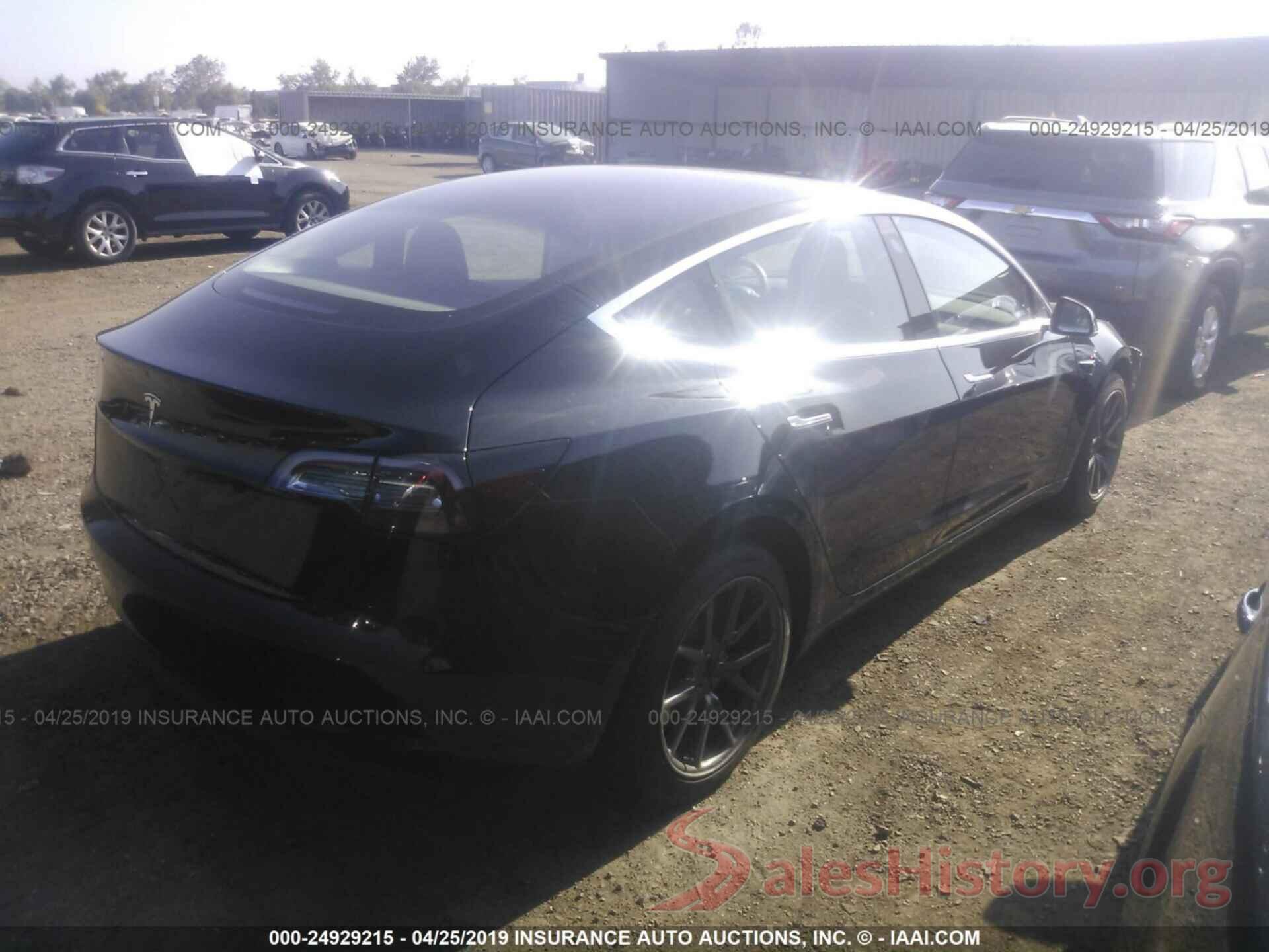 5YJ3E1EA3JF004861 2018 TESLA MODEL 3