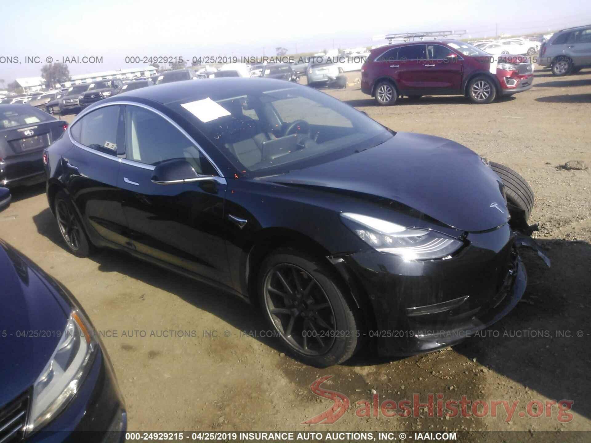 5YJ3E1EA3JF004861 2018 TESLA MODEL 3