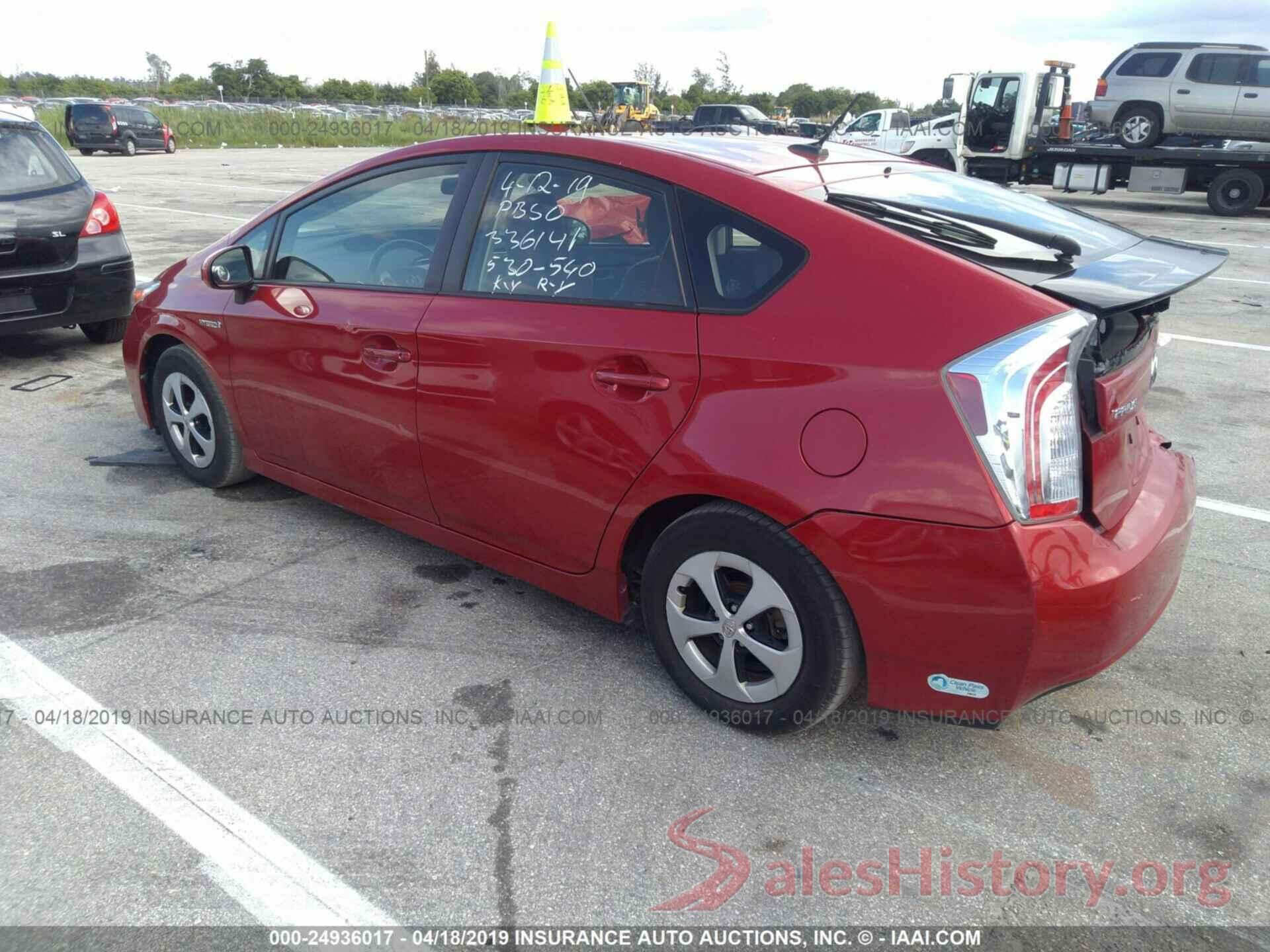 JTDKN3DU0C1550208 2012 TOYOTA PRIUS