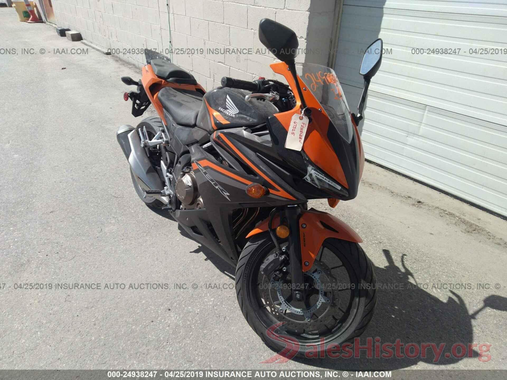 MLHPC4407H5400334 2017 HONDA CBR500