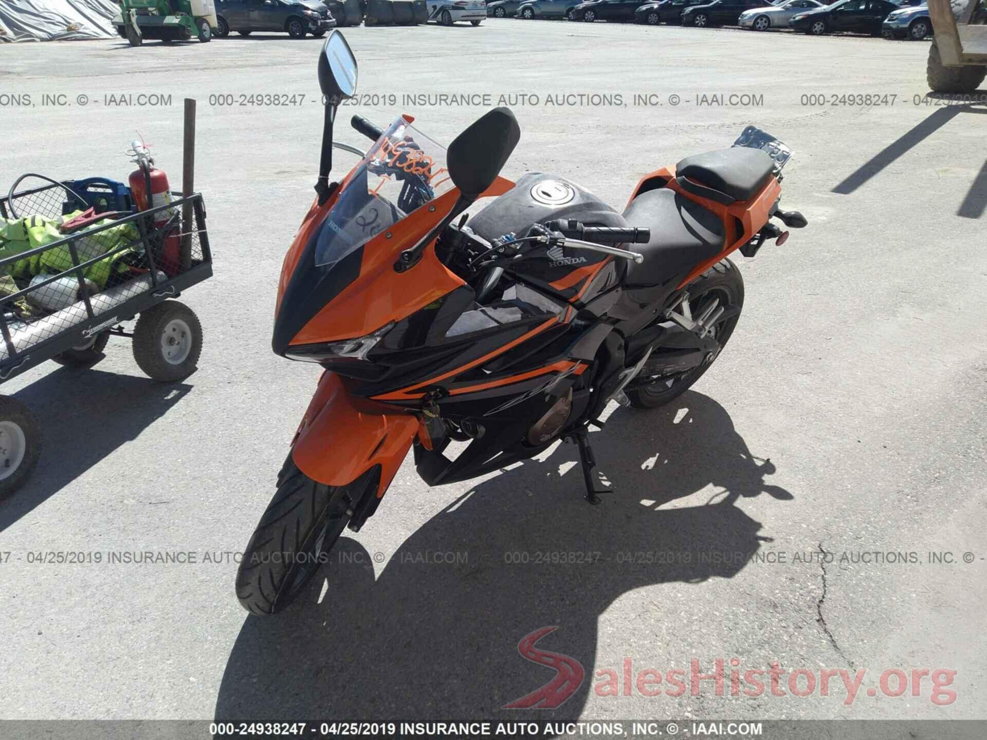 MLHPC4407H5400334 2017 HONDA CBR500