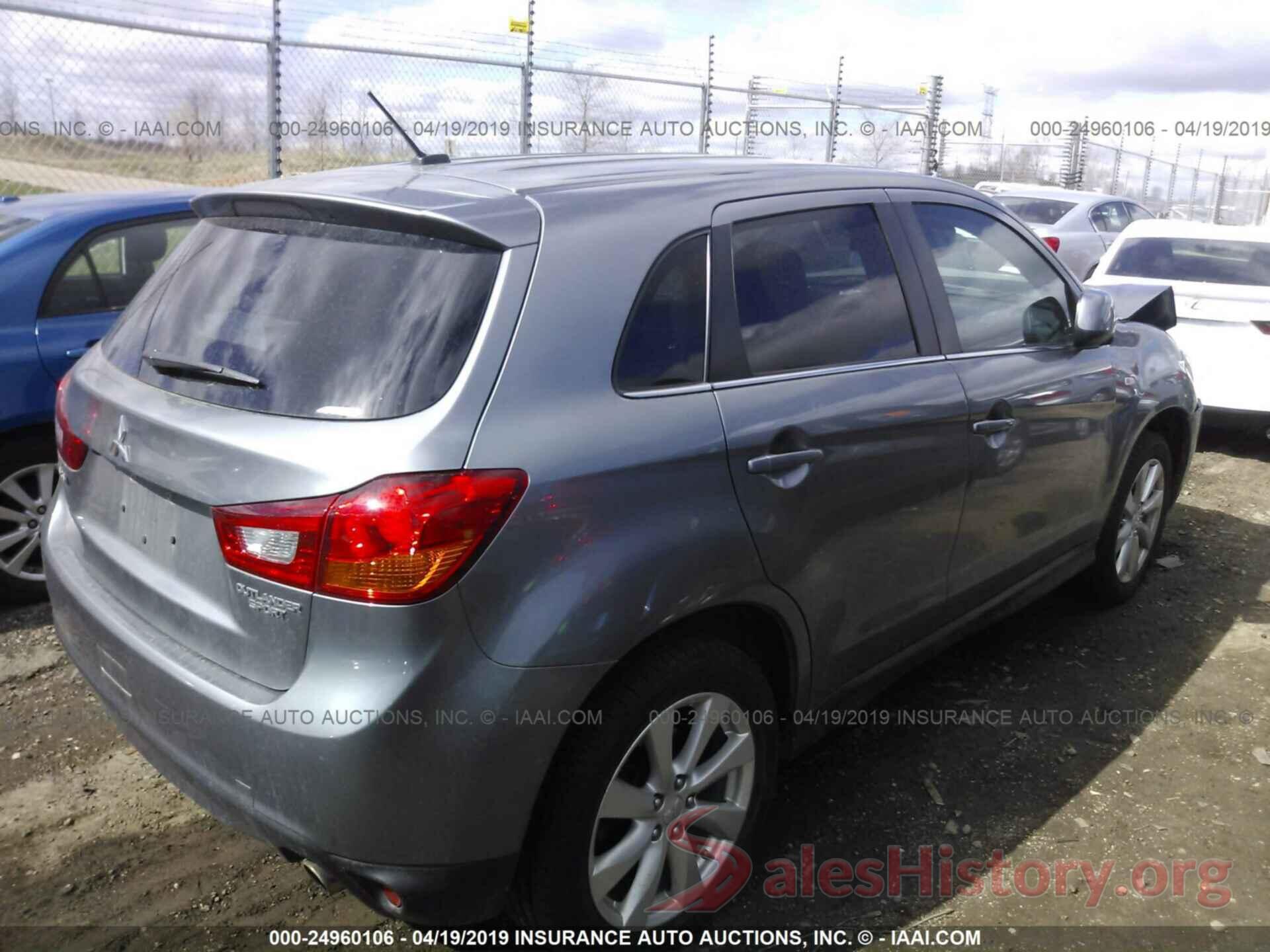 4A4AR4AU1EE008369 2014 MITSUBISHI OUTLANDER SPORT