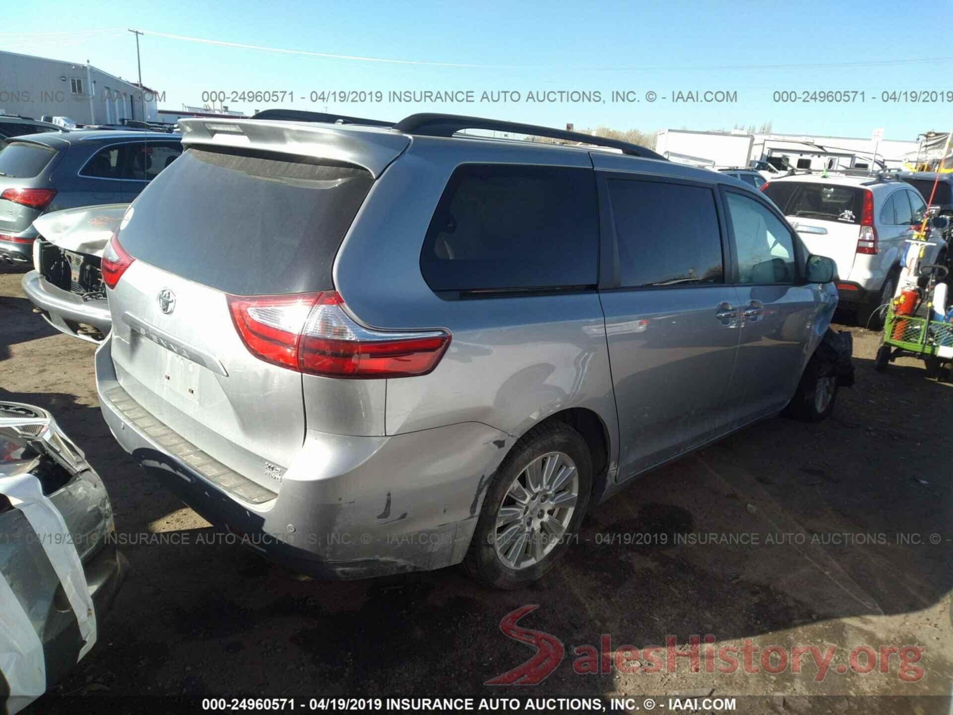 5TDDZ3DC7HS172435 2017 TOYOTA SIENNA