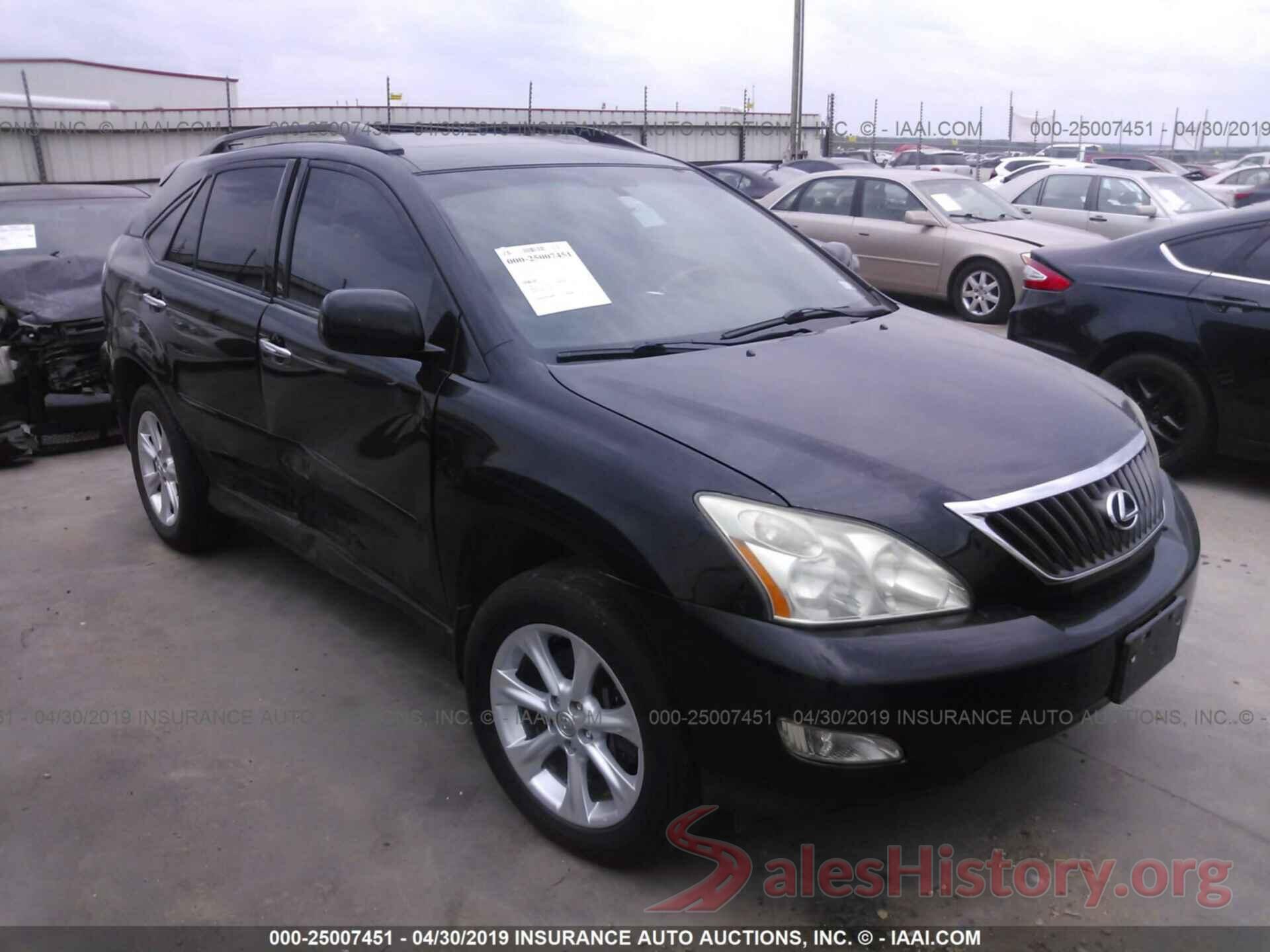 2T2GK31U29C070528 2009 LEXUS RX