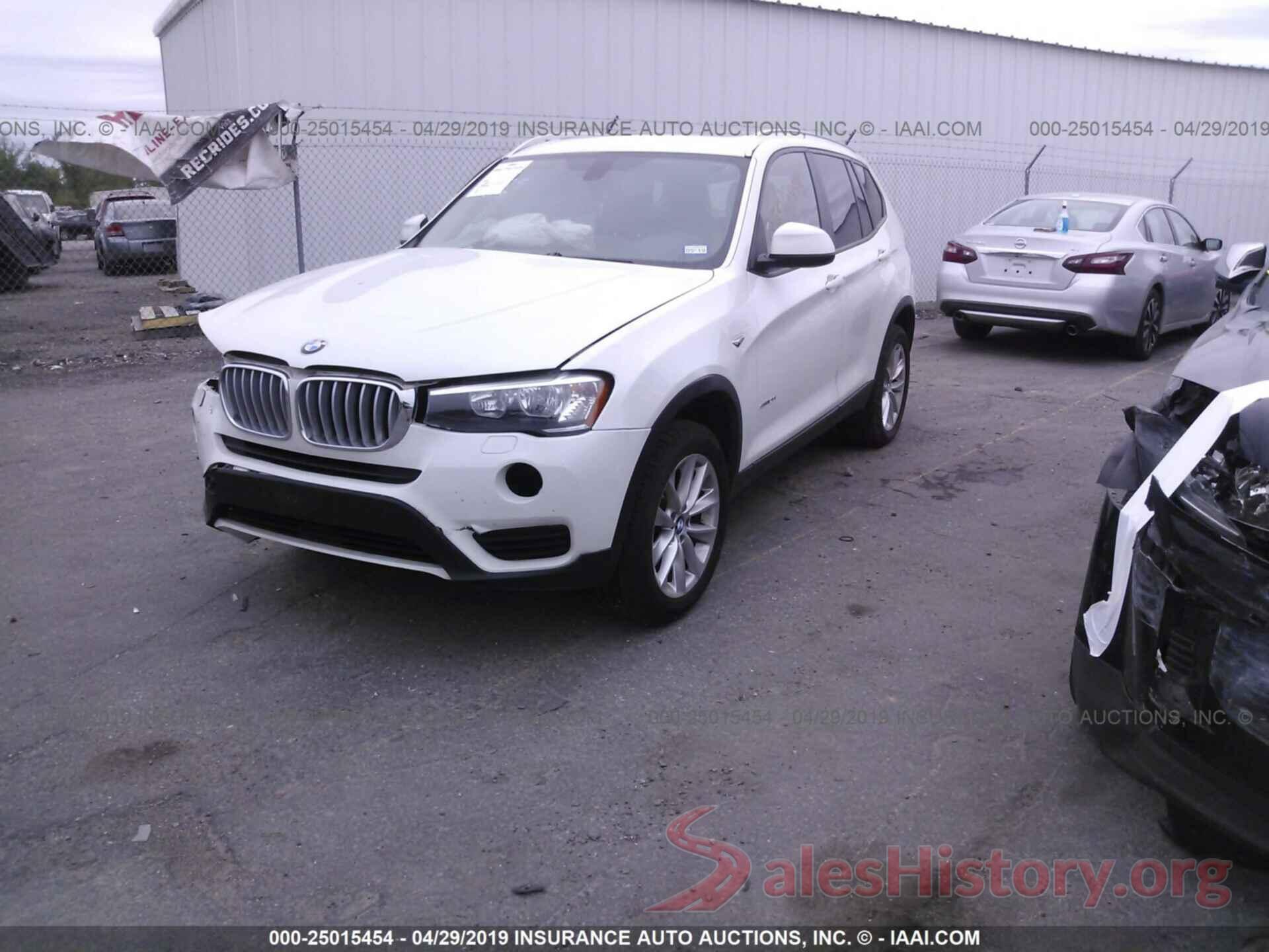 5UXWZ7C33H0X39971 2017 BMW X3