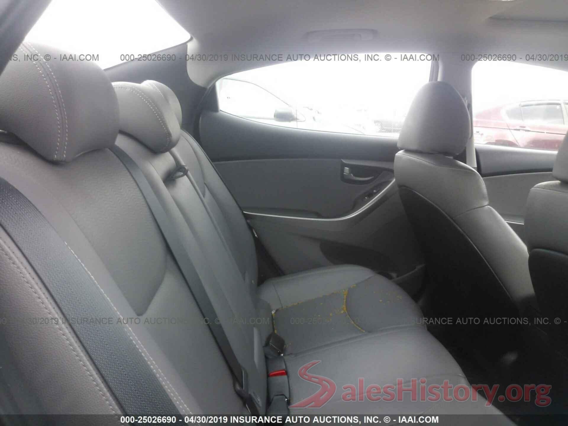 KMHDH4AE0CU272343 2012 HYUNDAI ELANTRA