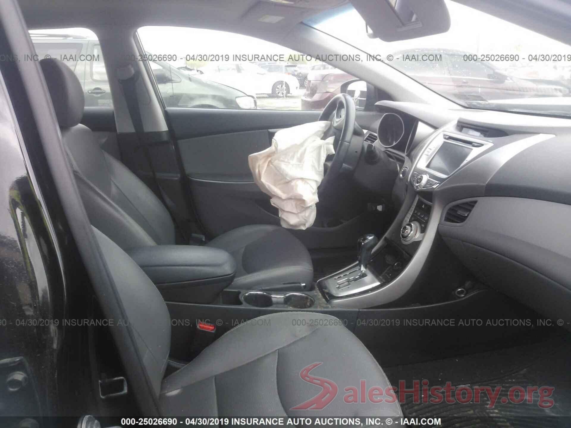 KMHDH4AE0CU272343 2012 HYUNDAI ELANTRA