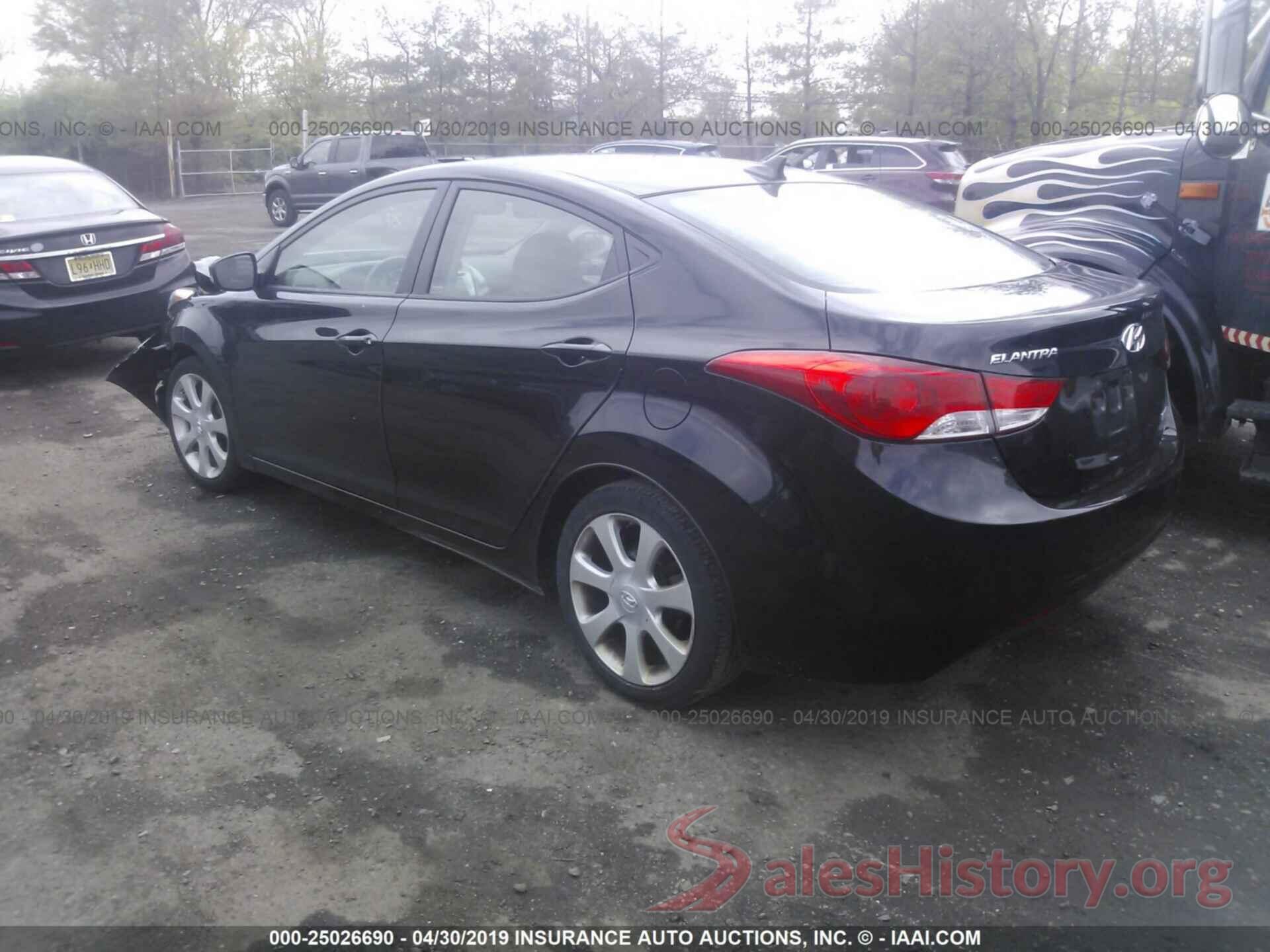 KMHDH4AE0CU272343 2012 HYUNDAI ELANTRA