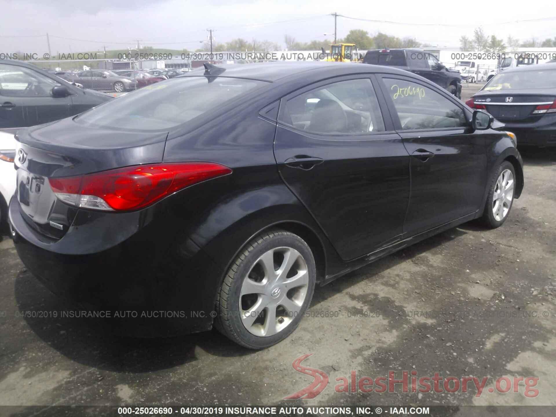 KMHDH4AE0CU272343 2012 HYUNDAI ELANTRA