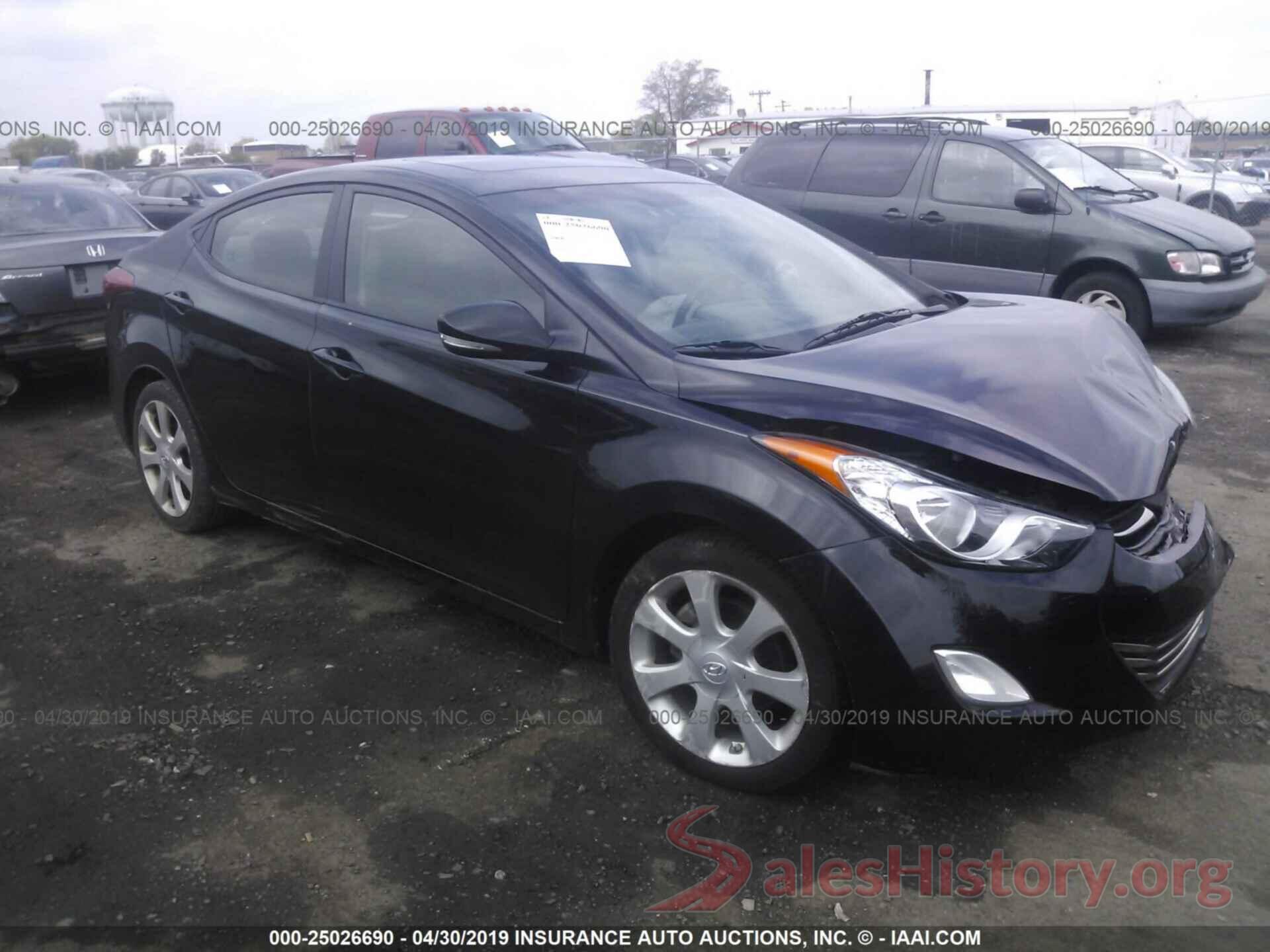 KMHDH4AE0CU272343 2012 HYUNDAI ELANTRA