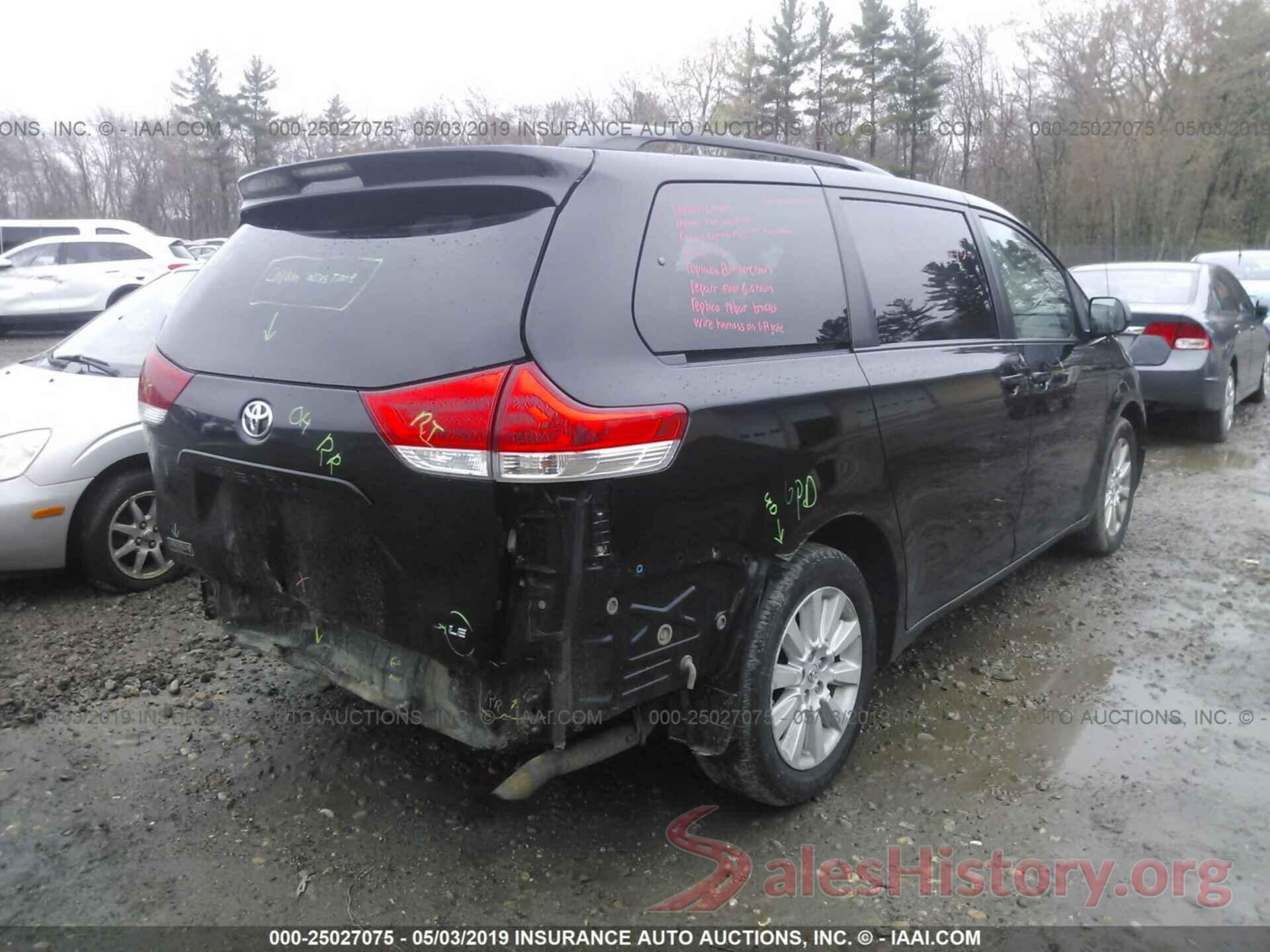 5TDJK3DC0CS040343 2012 TOYOTA SIENNA