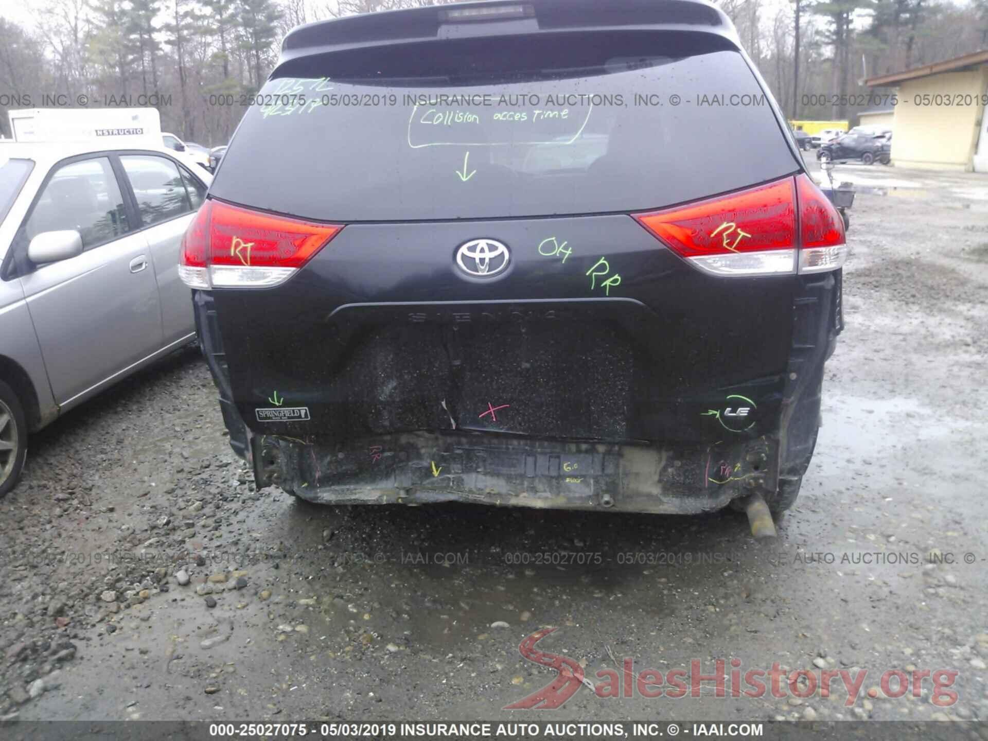 5TDJK3DC0CS040343 2012 TOYOTA SIENNA