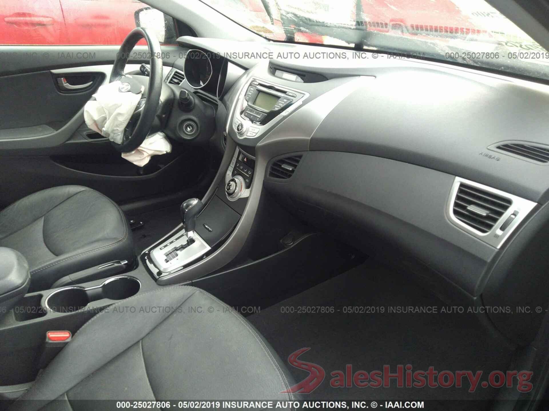 5NPDH4AE6BH037216 2011 HYUNDAI ELANTRA