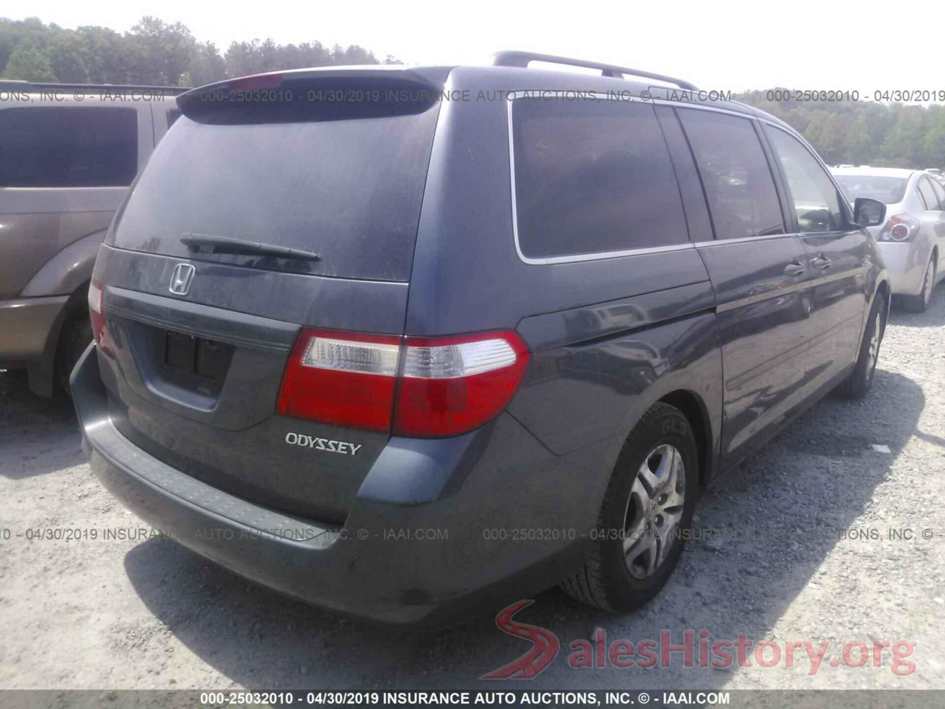 5FNRL38795B028289 2005 HONDA ODYSSEY