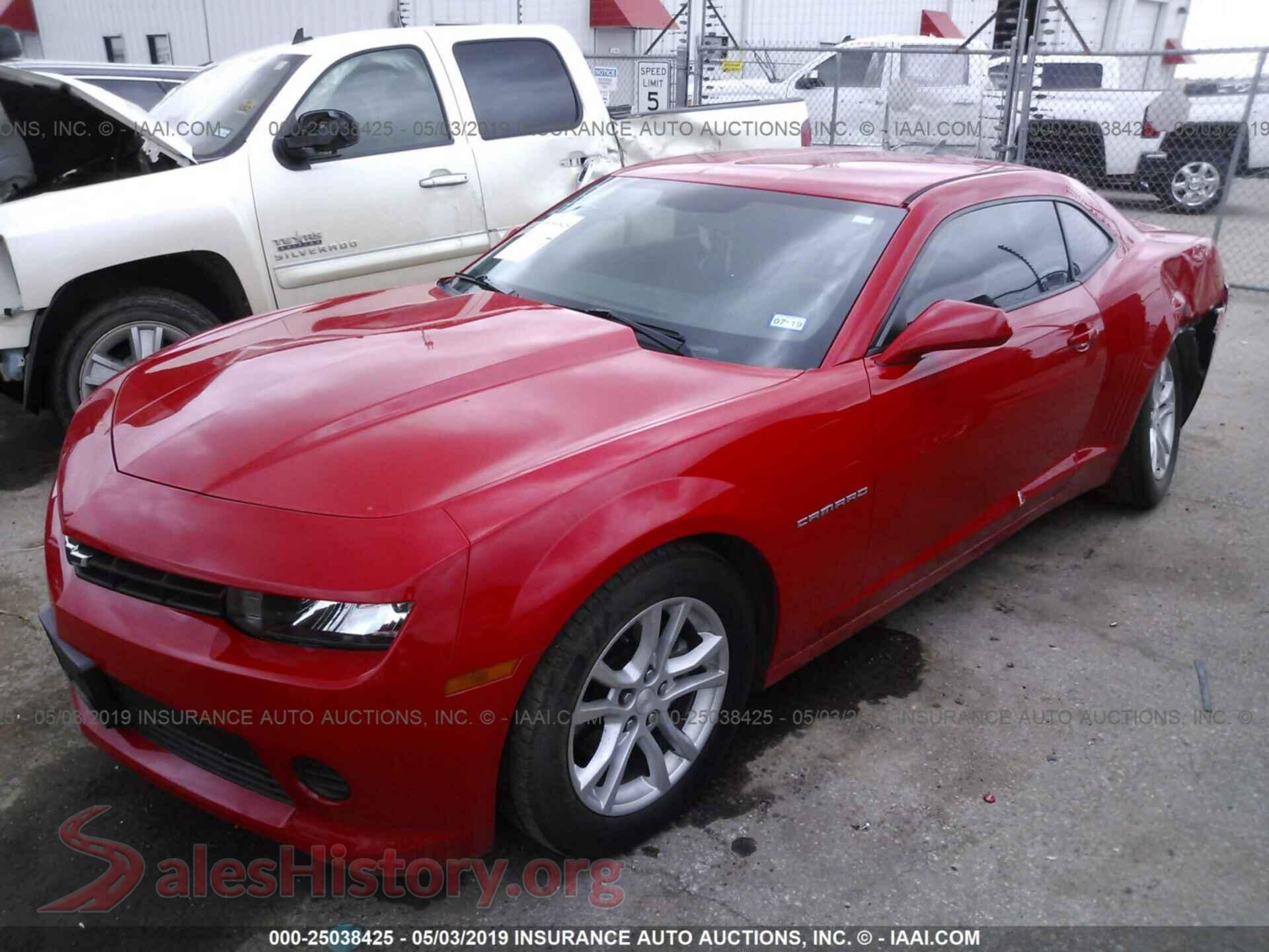 2014 CHEVROLET CAMARO VIN 2G1FA1E39E9159881, front view