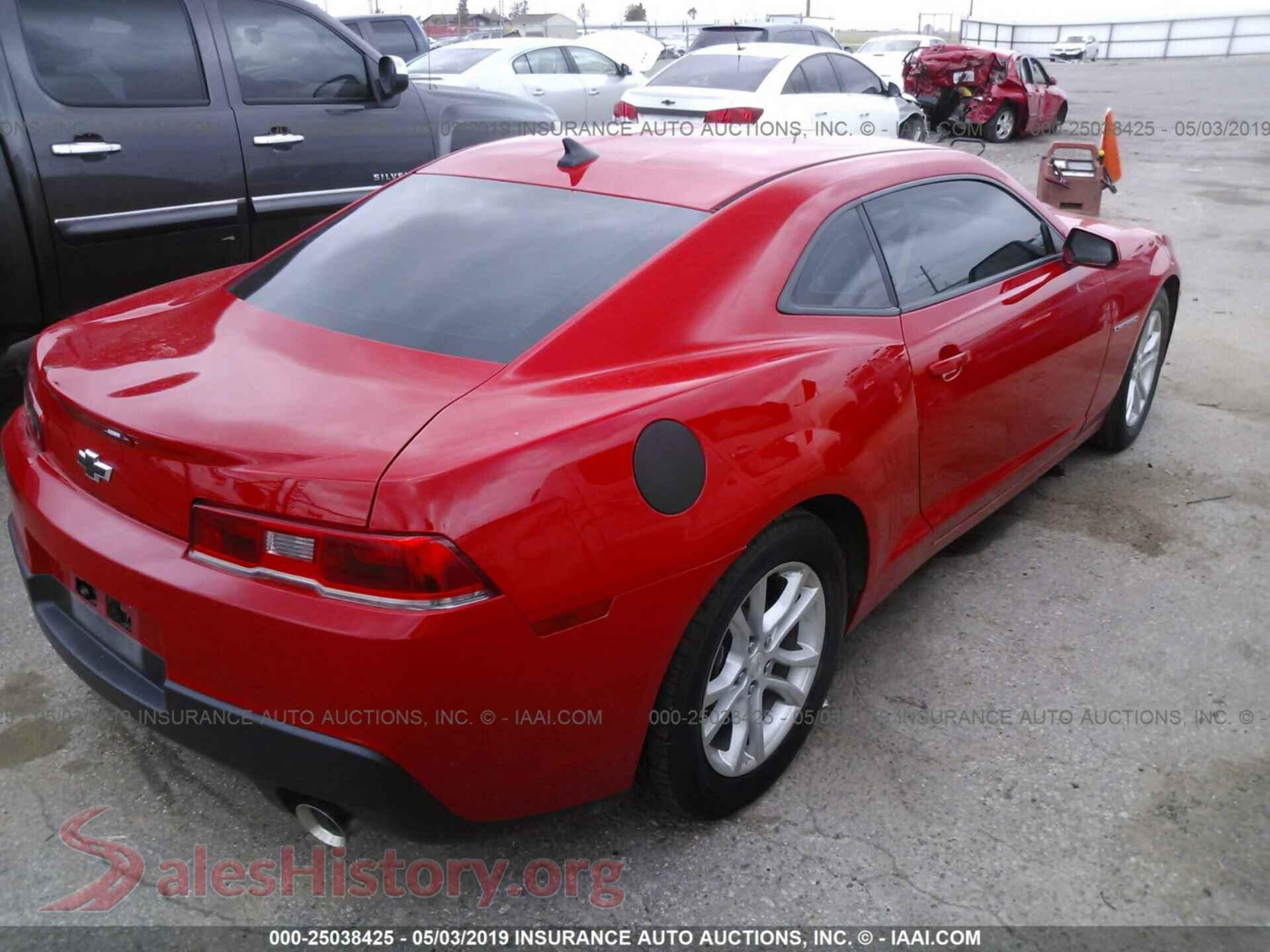 2014 CHEVROLET CAMARO VIN 2G1FA1E39E9159881, rear driver side
