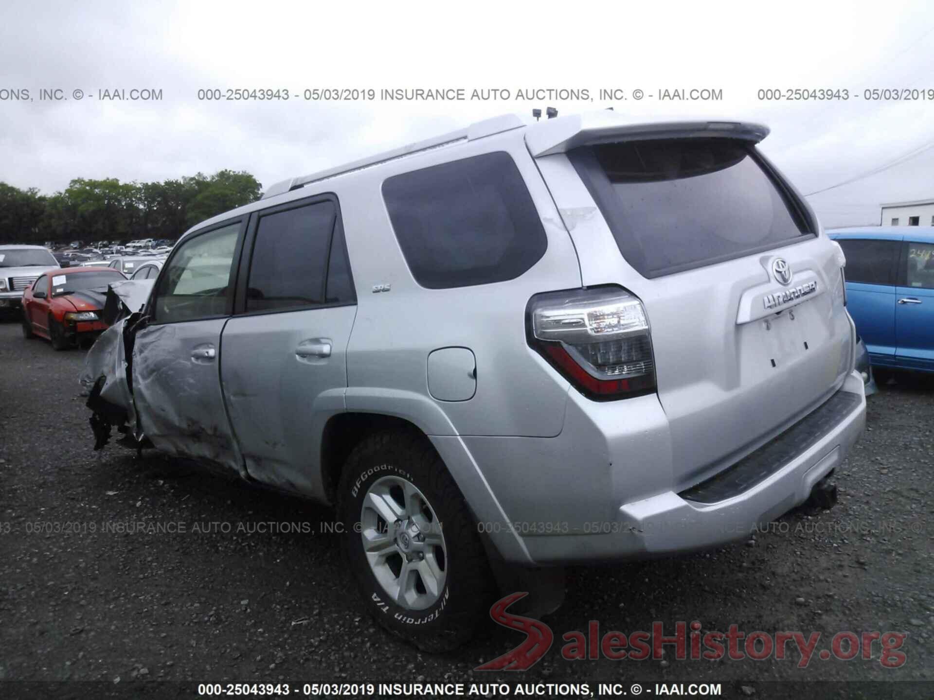 JTEBU5JRXG5278355 2016 TOYOTA 4RUNNER