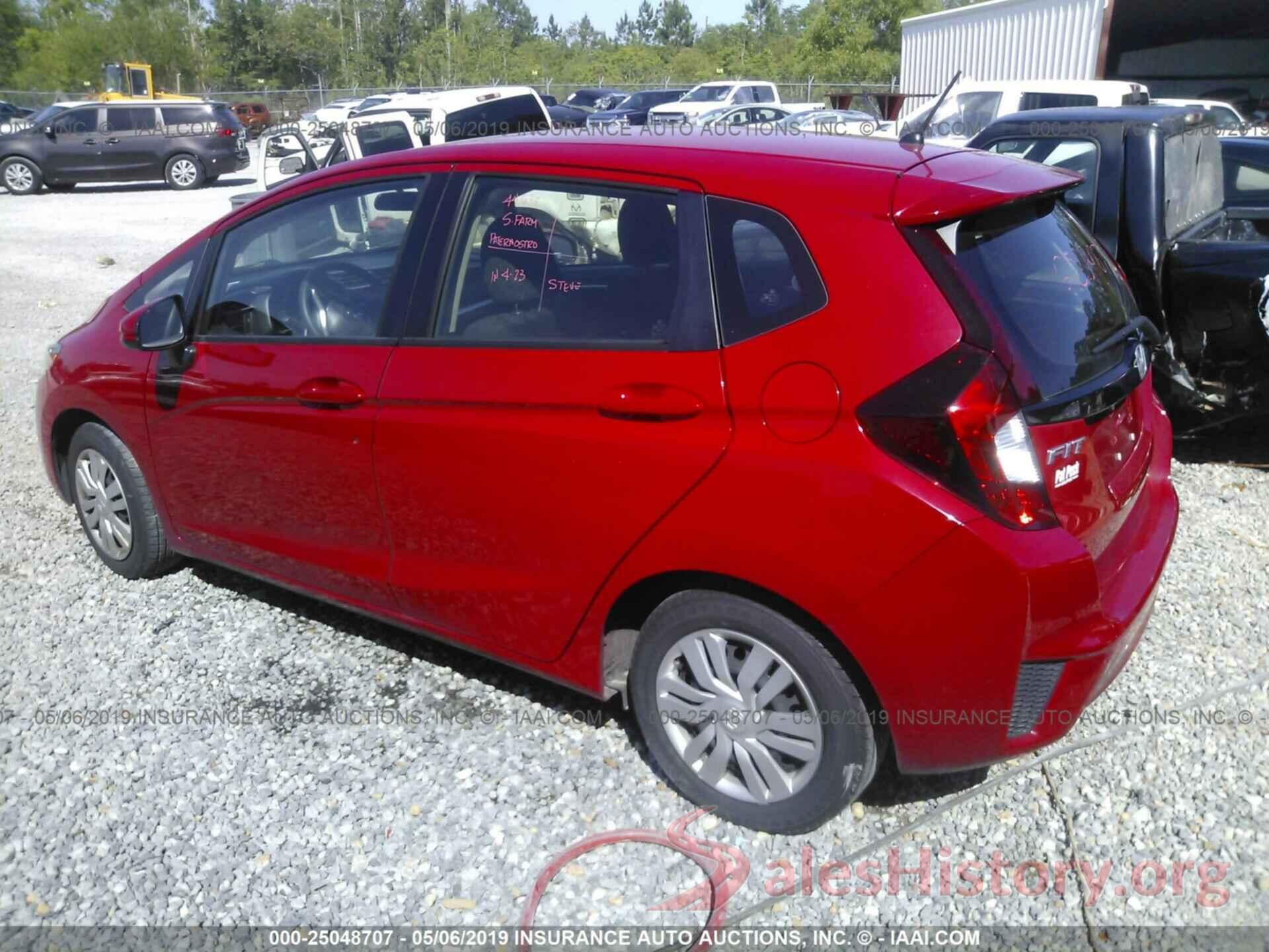 JHMGK5H58GX000818 2016 HONDA FIT