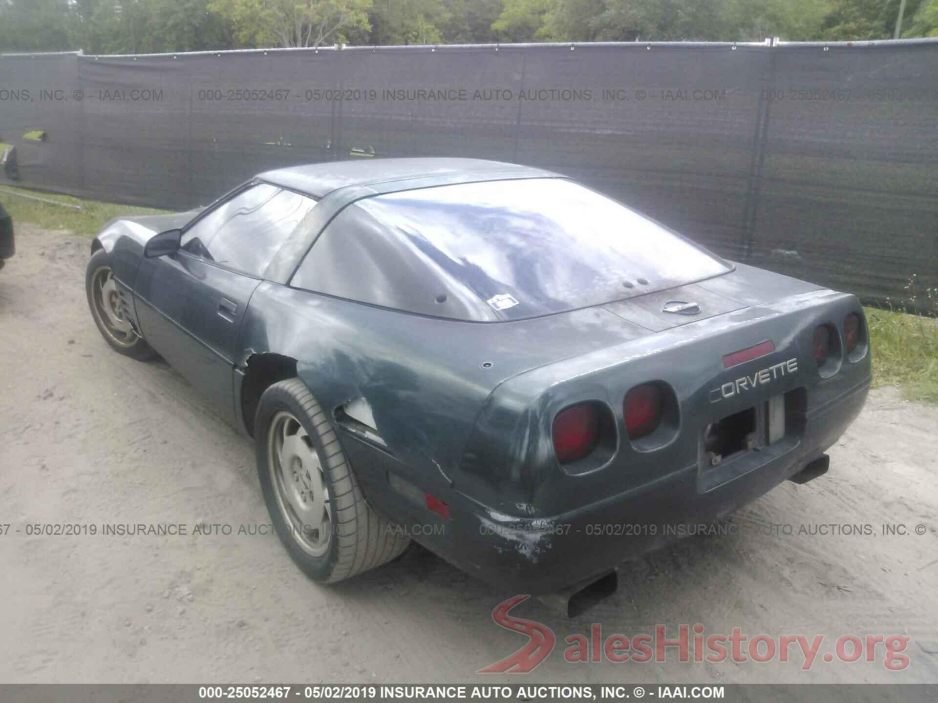 1G1YY23P7P5111845 1993 CHEVROLET CORVETTE