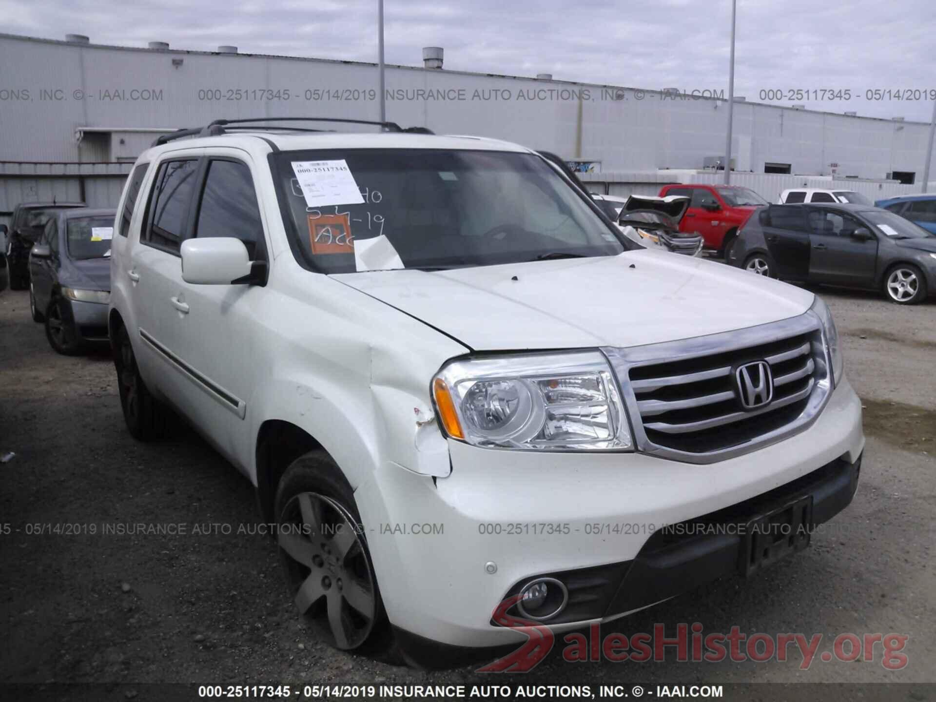 5FNYF4H95CB052161 2012 HONDA PILOT