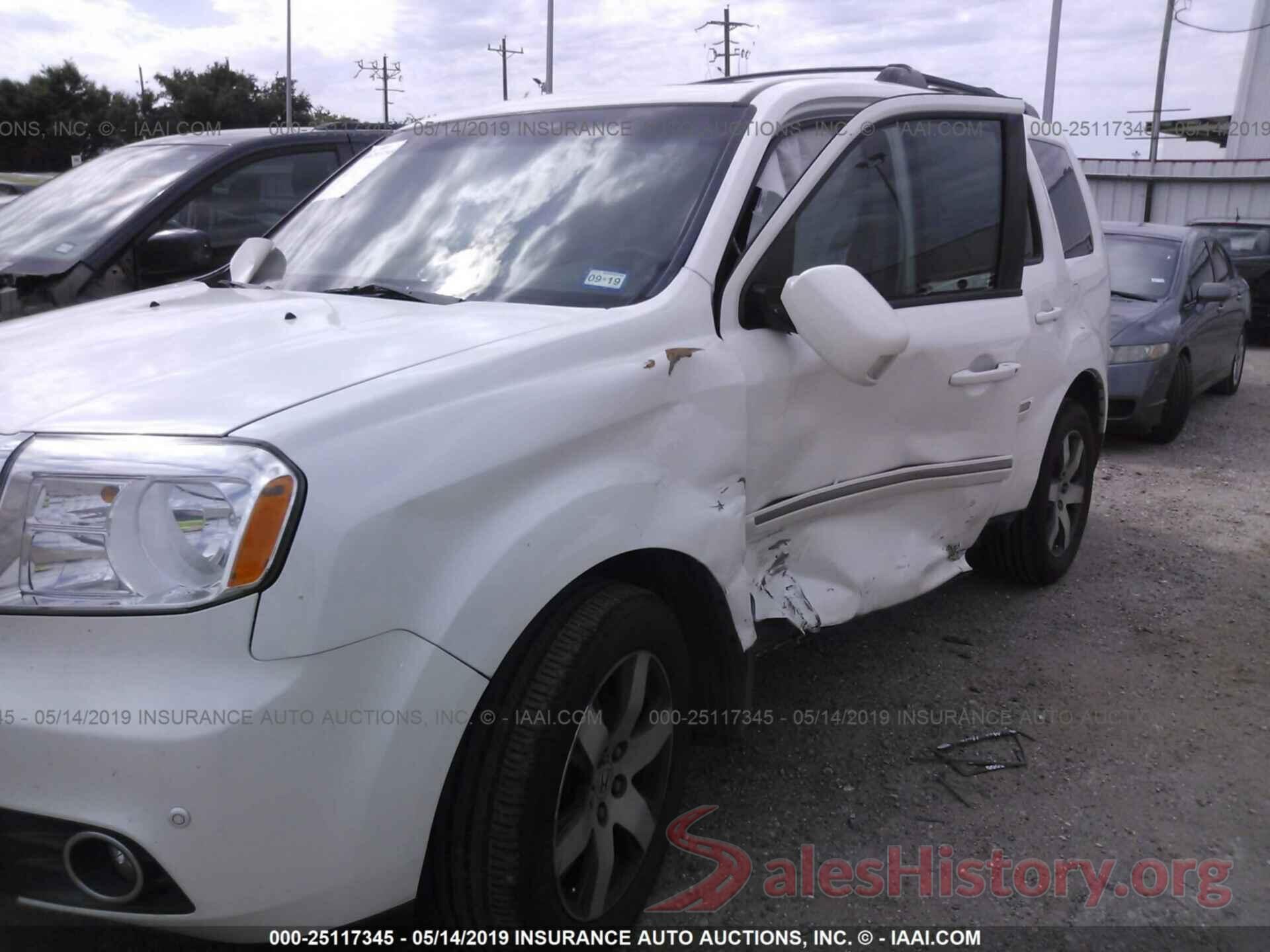 5FNYF4H95CB052161 2012 HONDA PILOT