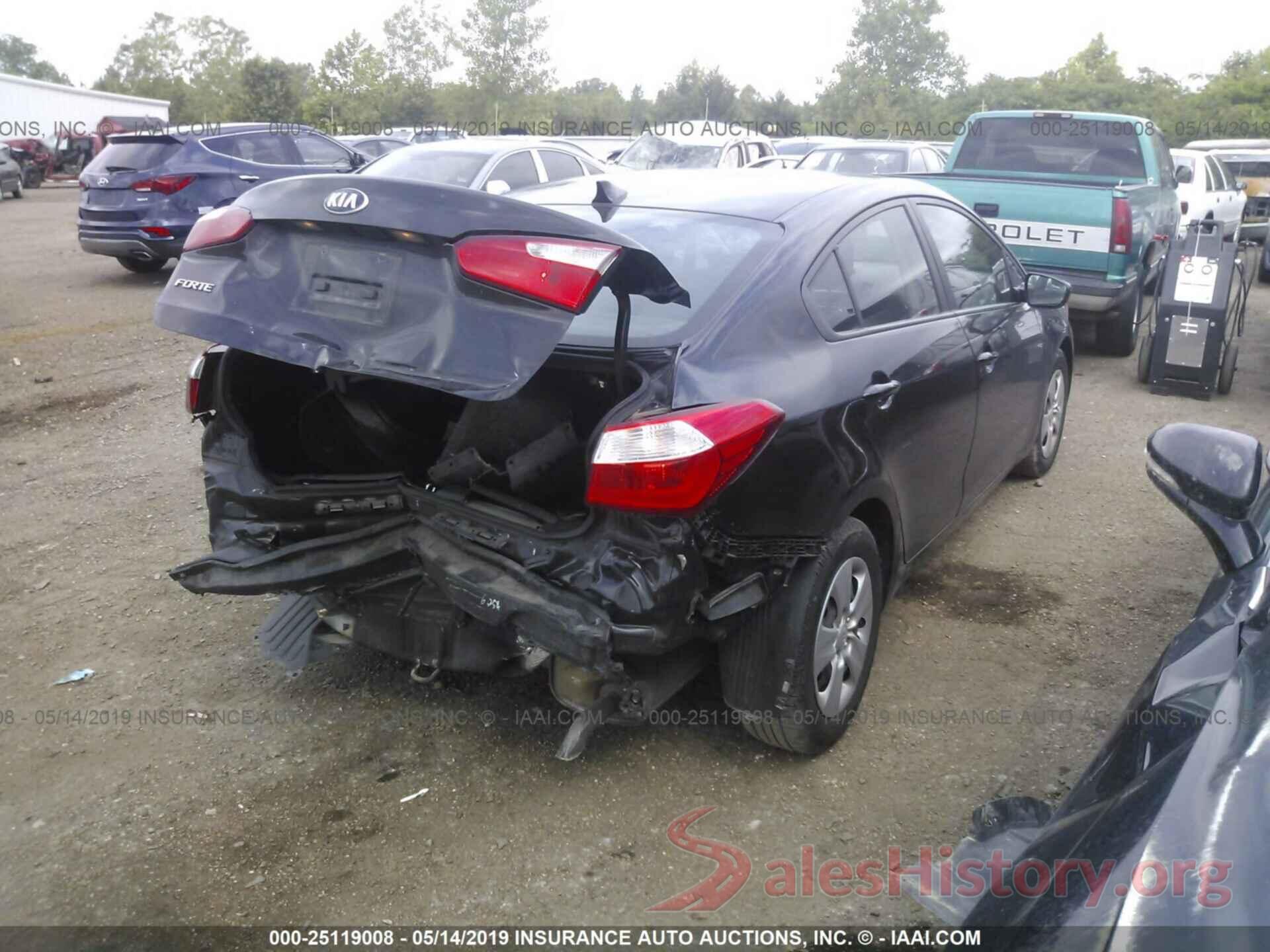 KNAFK4A65G5487883 2016 KIA FORTE