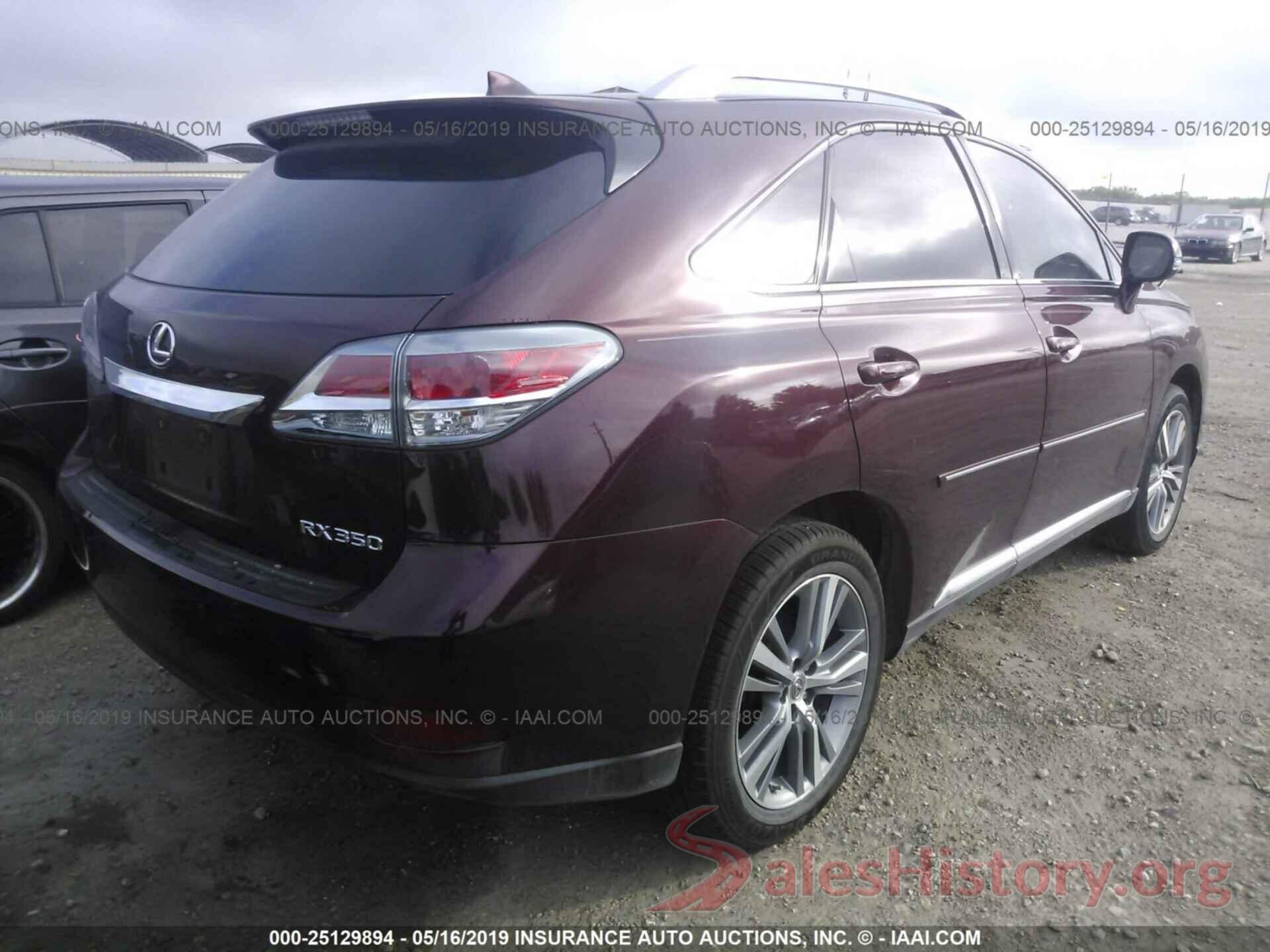 2T2ZK1BAXFC208250 2015 LEXUS RX