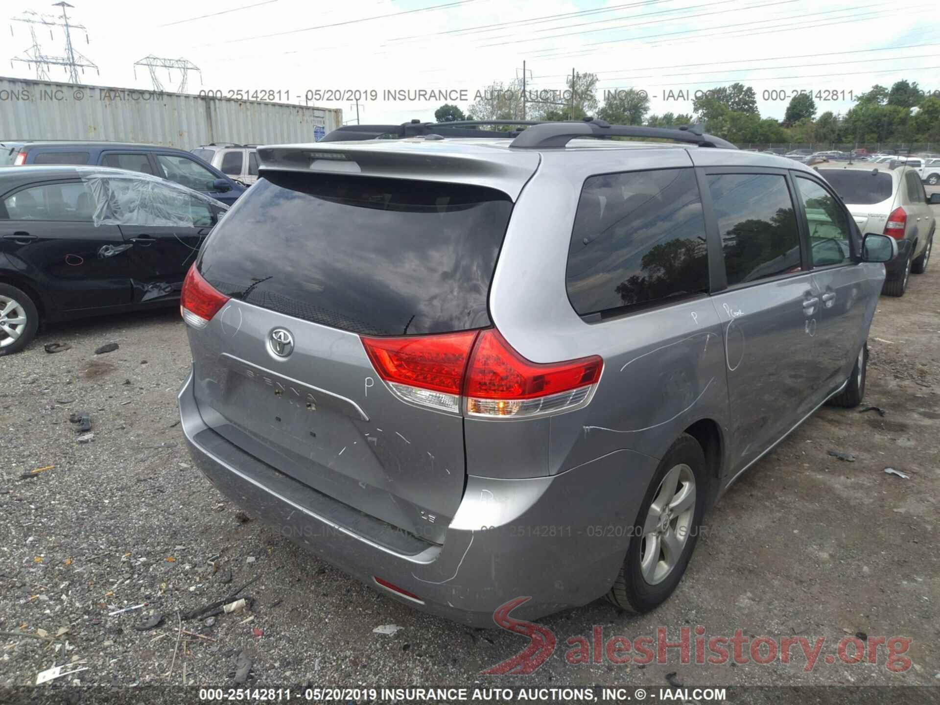 5TDKK3DC1CS246792 2012 TOYOTA SIENNA