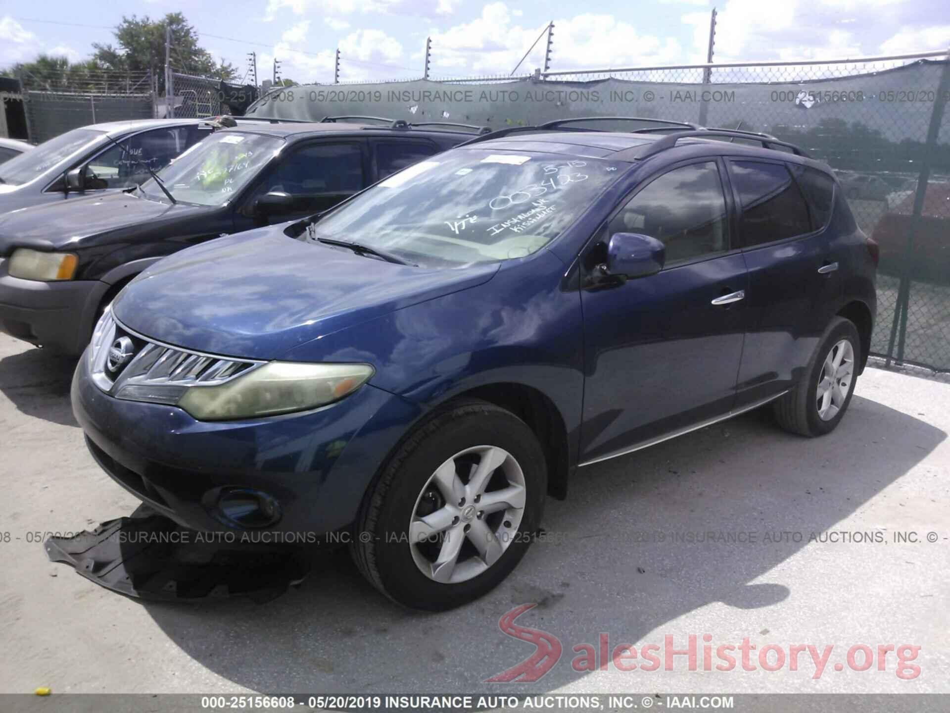 JN8AZ18U09W003423 2009 NISSAN MURANO