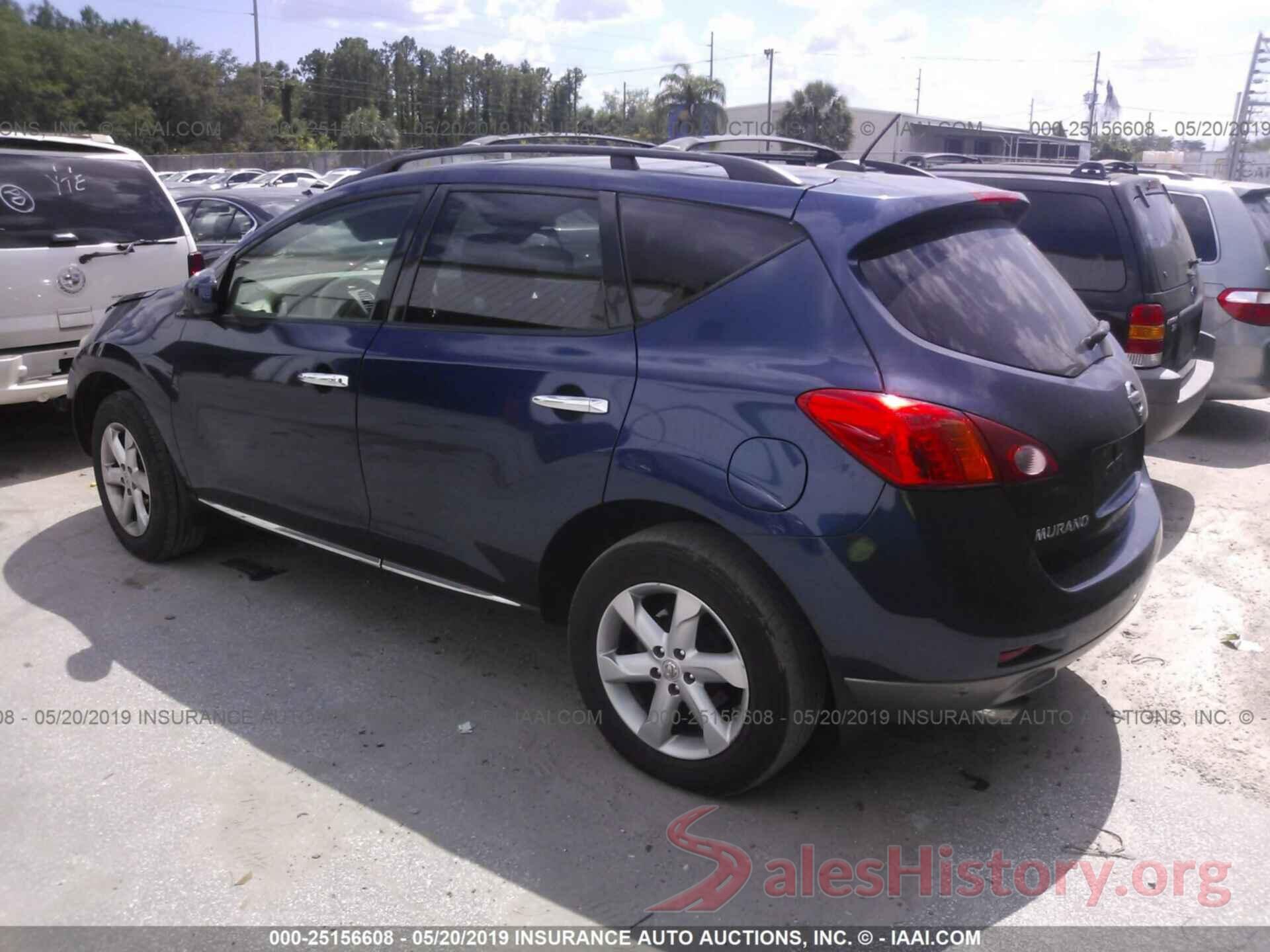 JN8AZ18U09W003423 2009 NISSAN MURANO