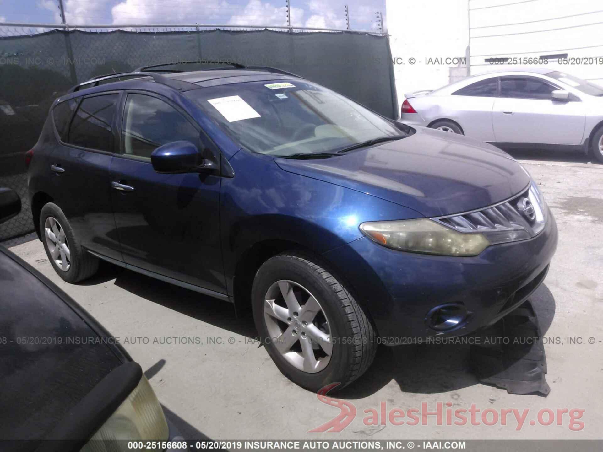 JN8AZ18U09W003423 2009 NISSAN MURANO