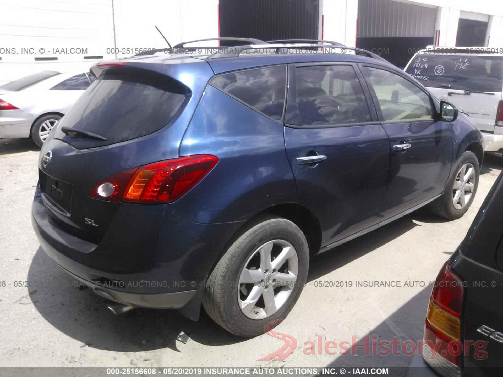 JN8AZ18U09W003423 2009 NISSAN MURANO