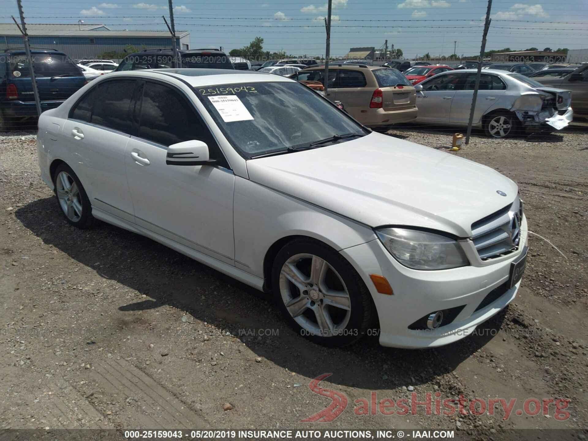 WDDGF8BB5AR099508 2010 MERCEDES-BENZ C