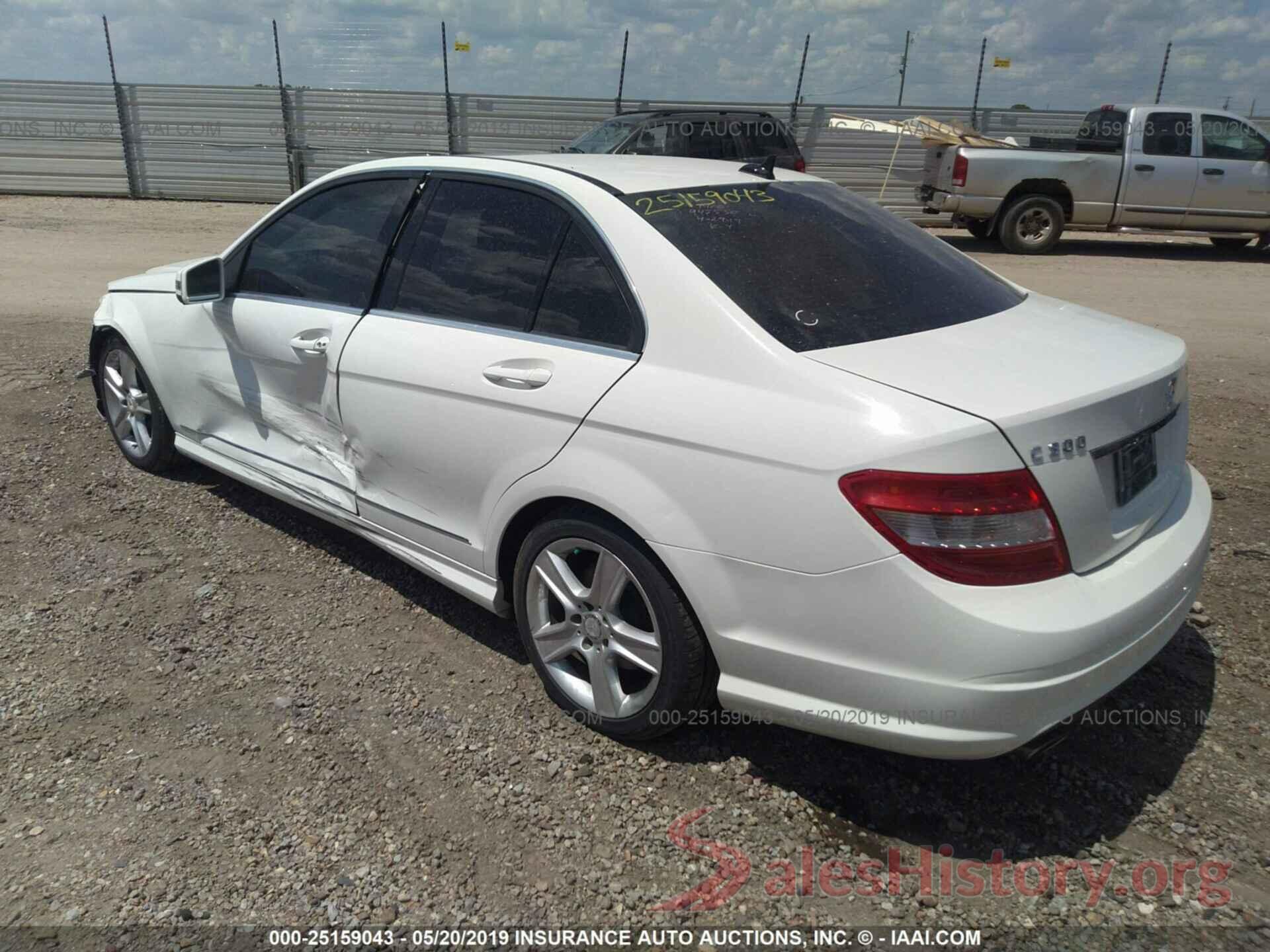 WDDGF8BB5AR099508 2010 MERCEDES-BENZ C