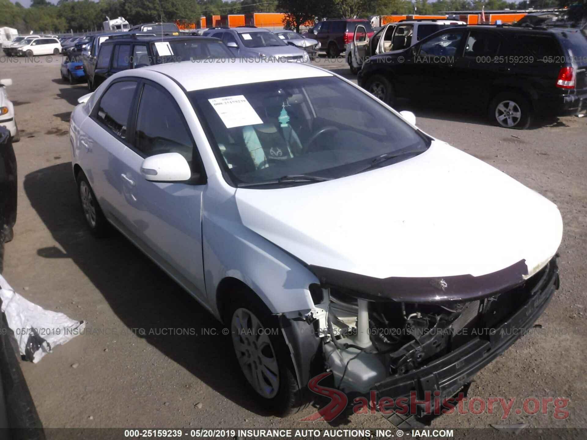 KNAFU4A20A5103927 2010 KIA FORTE