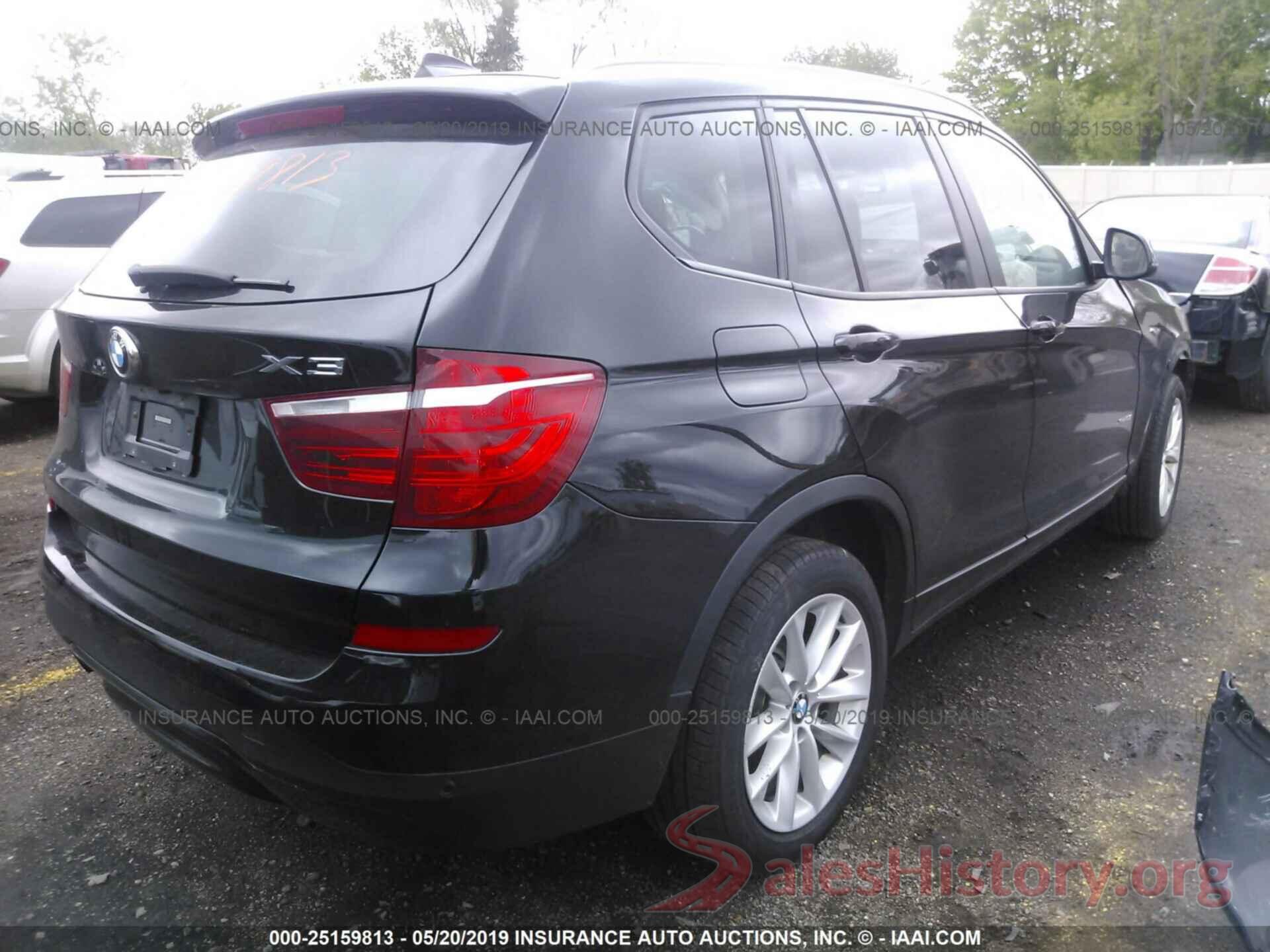 5UXWX9C35H0W72436 2017 BMW X3