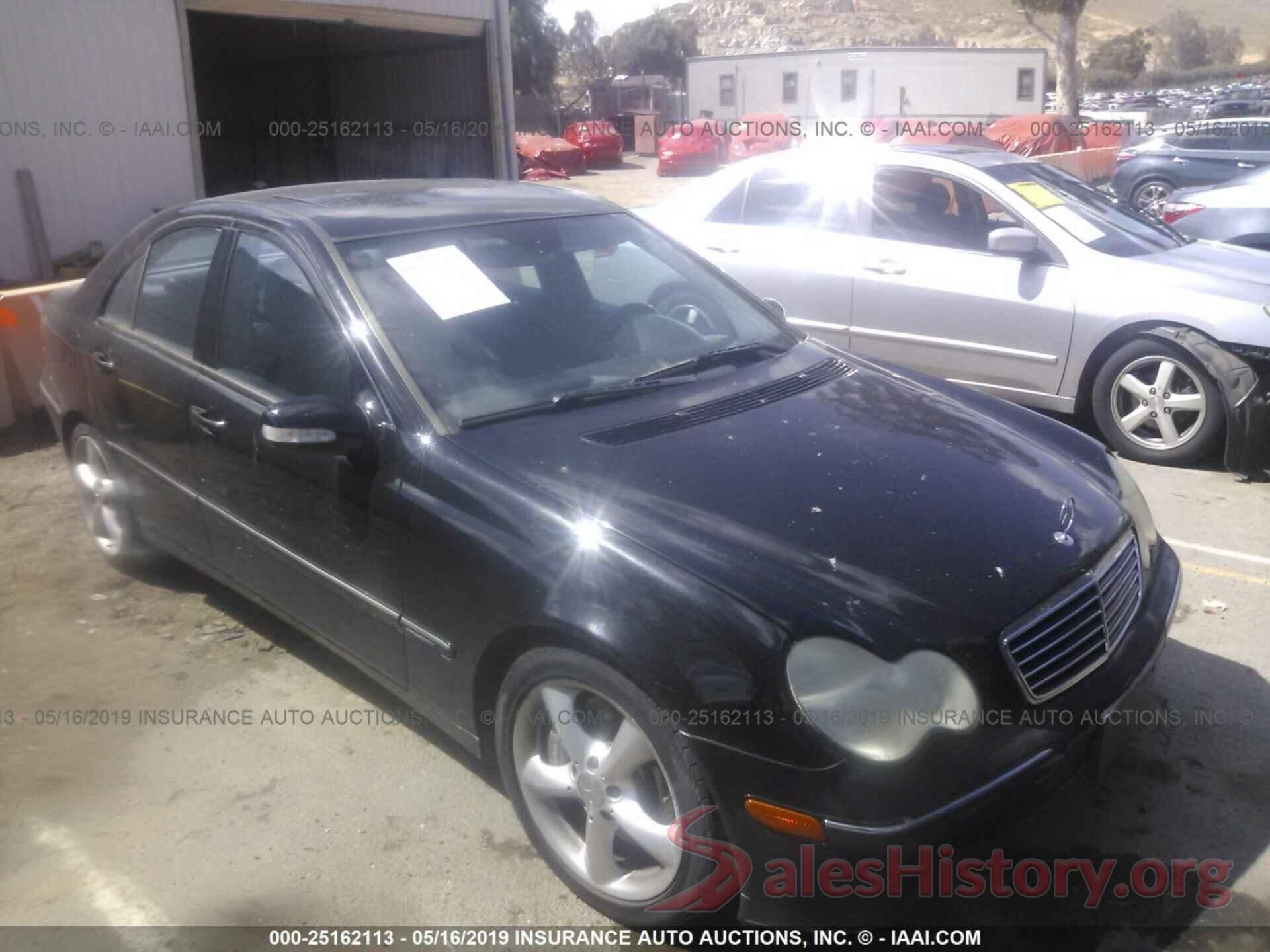 WDBRF40JX4A607009 2004 MERCEDES-BENZ C