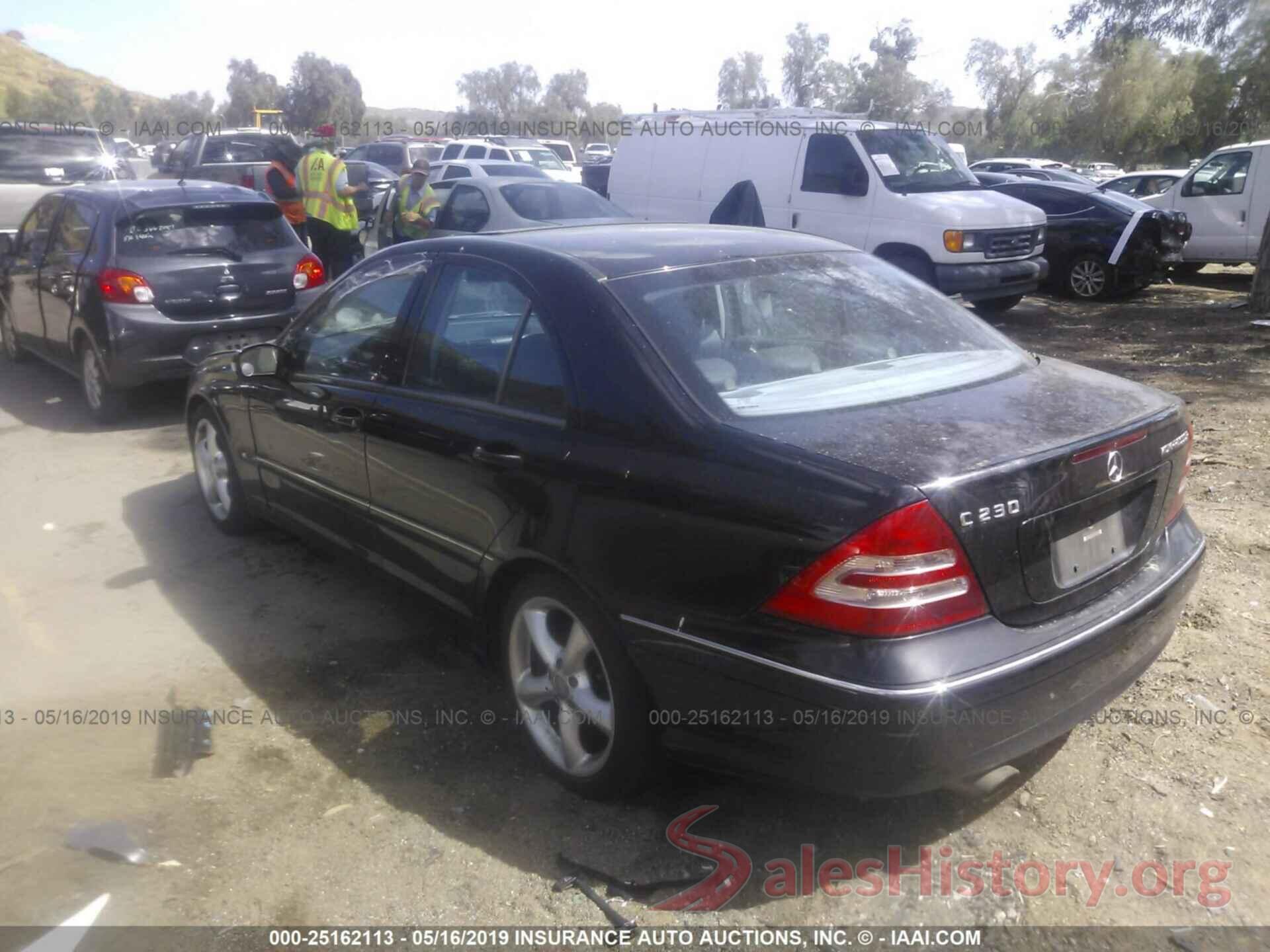 WDBRF40JX4A607009 2004 MERCEDES-BENZ C