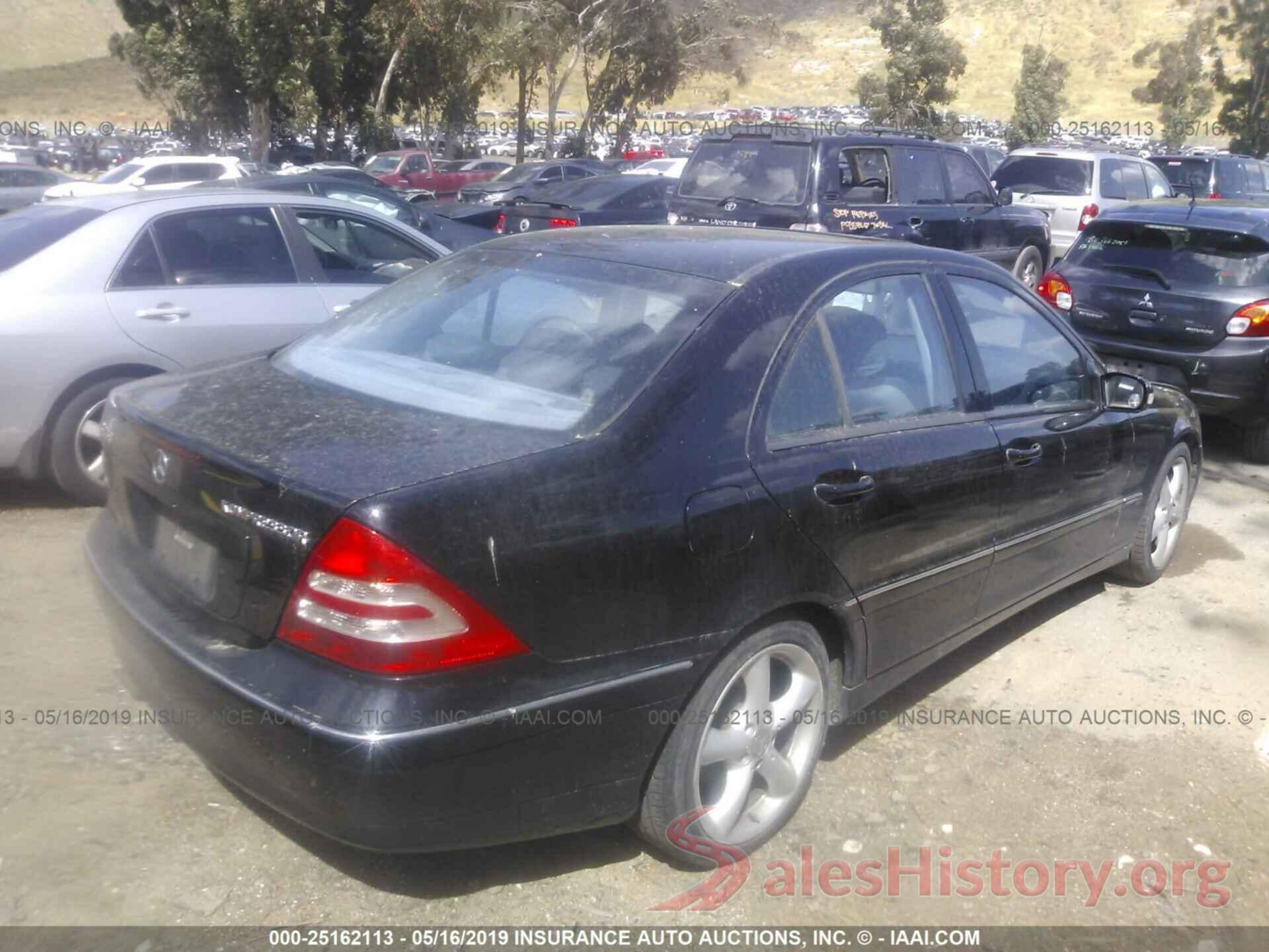 WDBRF40JX4A607009 2004 MERCEDES-BENZ C