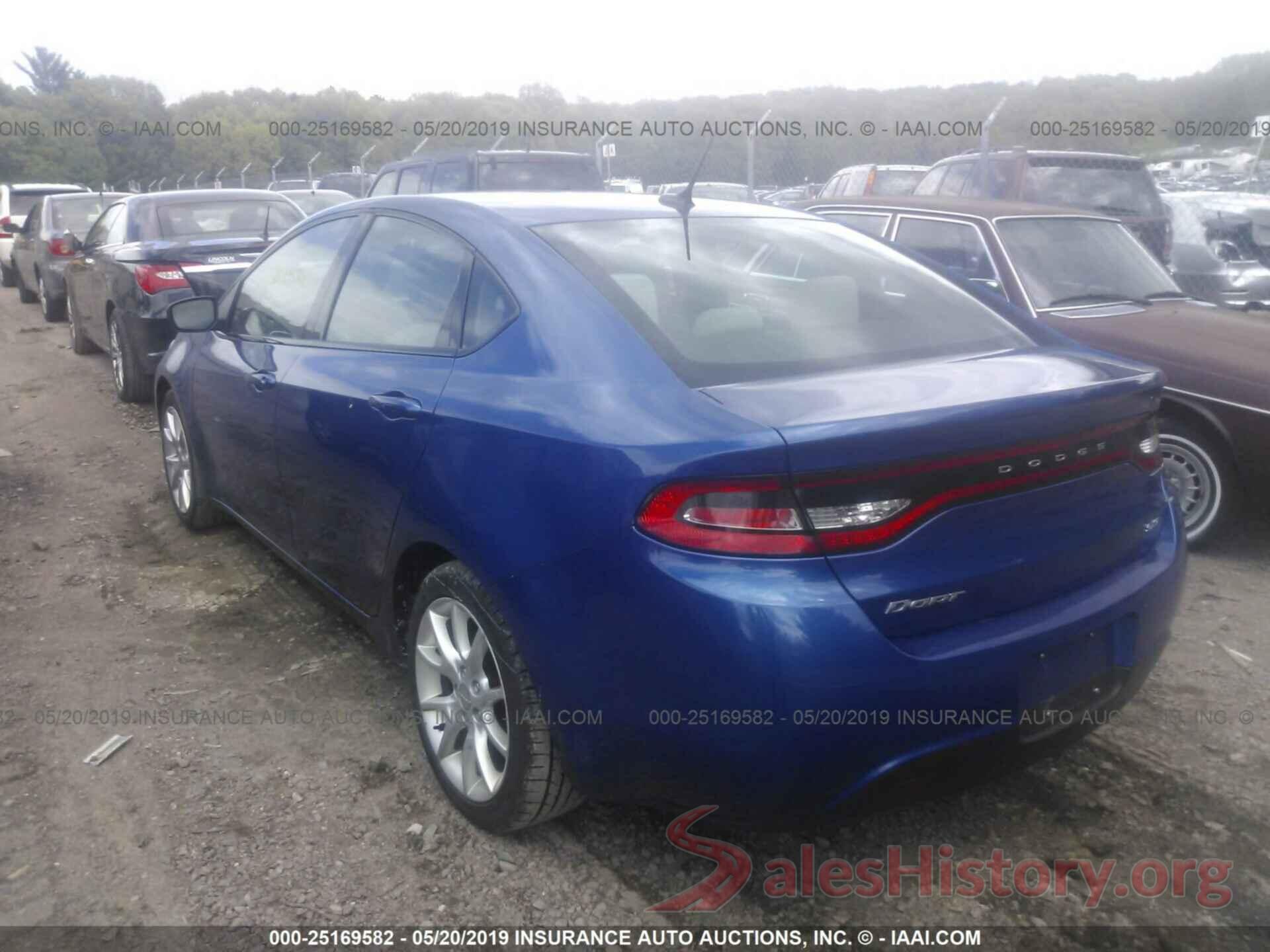 1C3CDFBA5DD139571 2013 DODGE DART