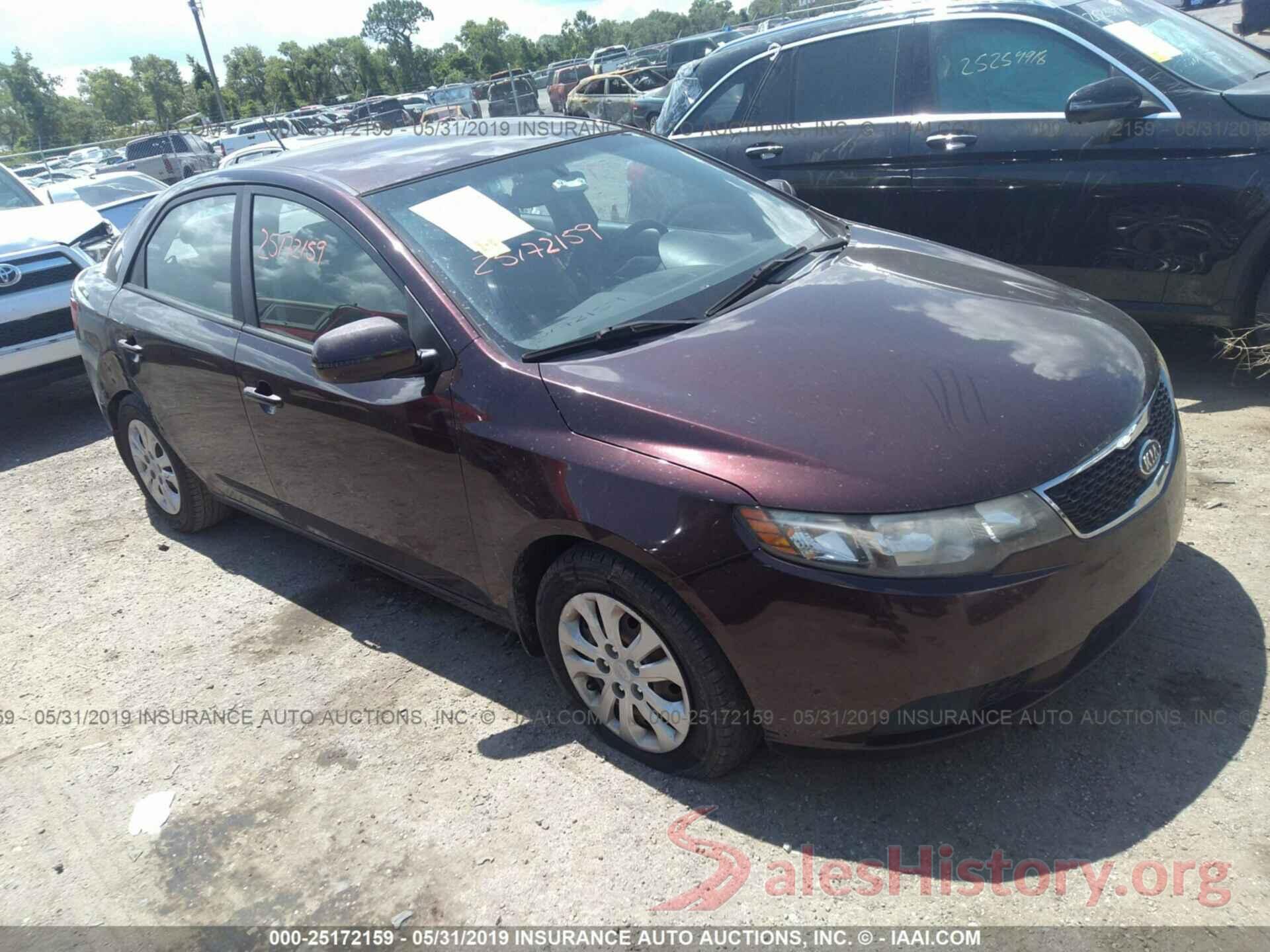 KNAFU4A25B5352306 2011 KIA FORTE